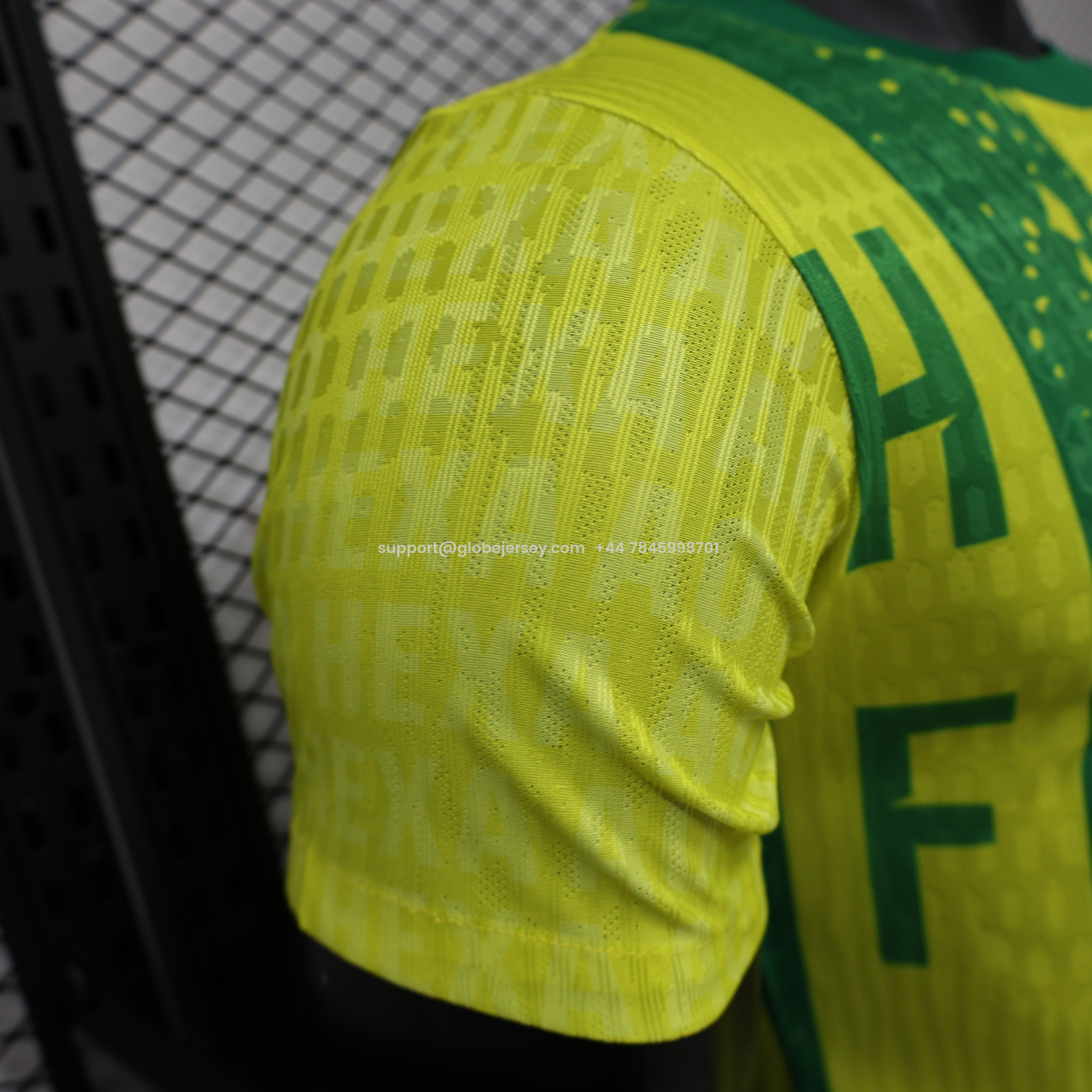 GlobeJersey-Brazil 2026 Yellow And Green Special Jersey - Player Version
