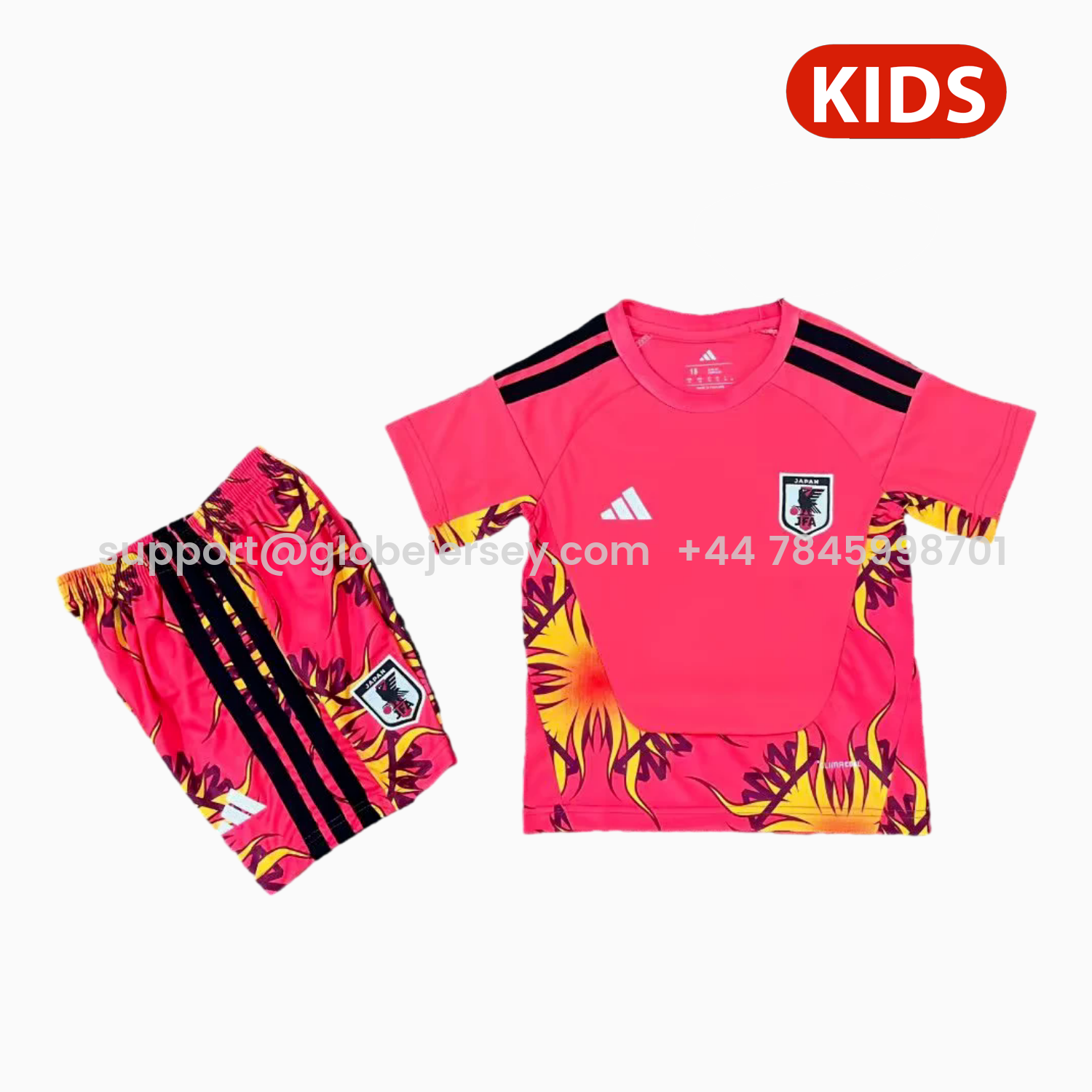GlobeJersey-Japan 2026 Red Goalkeeper Kids Kit
