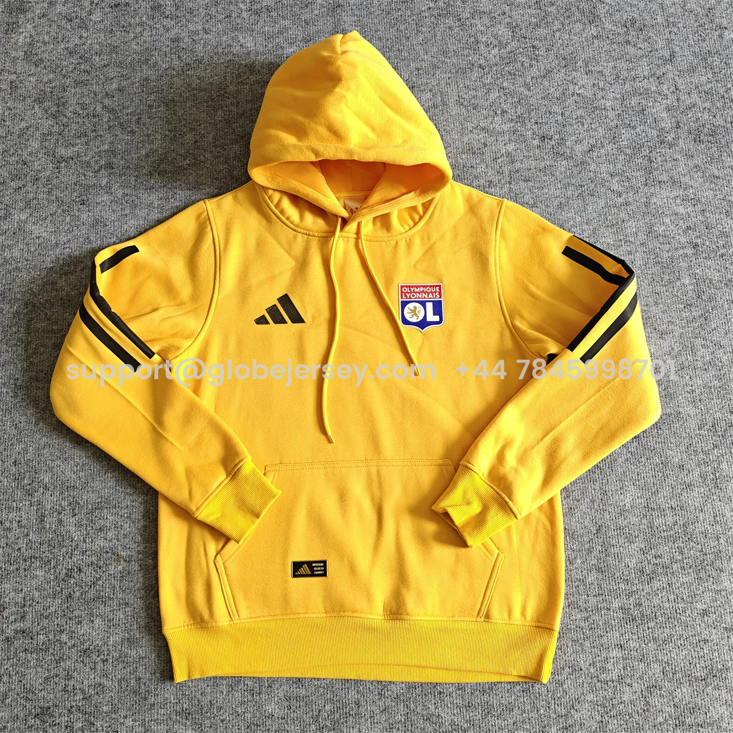 GlobeJersey-Lyon 25-26 Home Unisex Pullover Hoodie