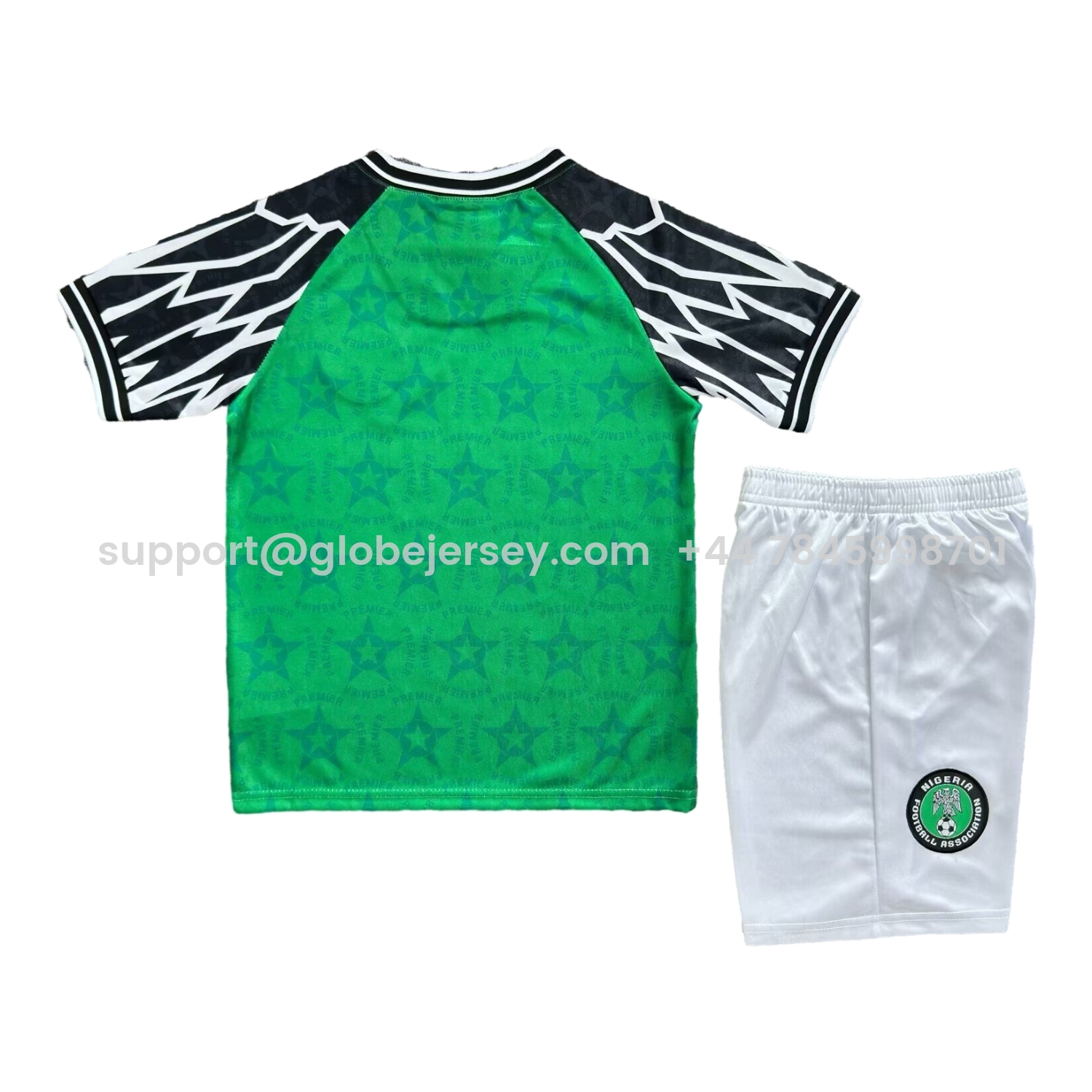 GlobeJersey-Retro Nigeria 1994-95 Home Kids Kit