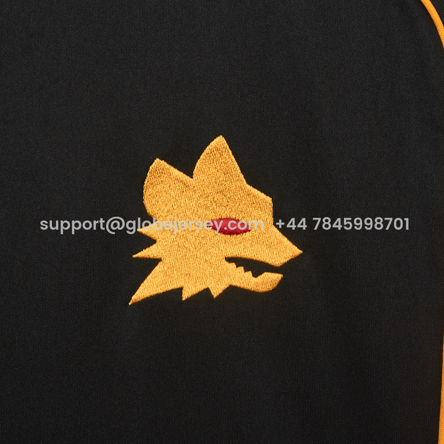 GlobeJersey-AS Roma 25-26 Travel Special Black Jersey - Fans Version