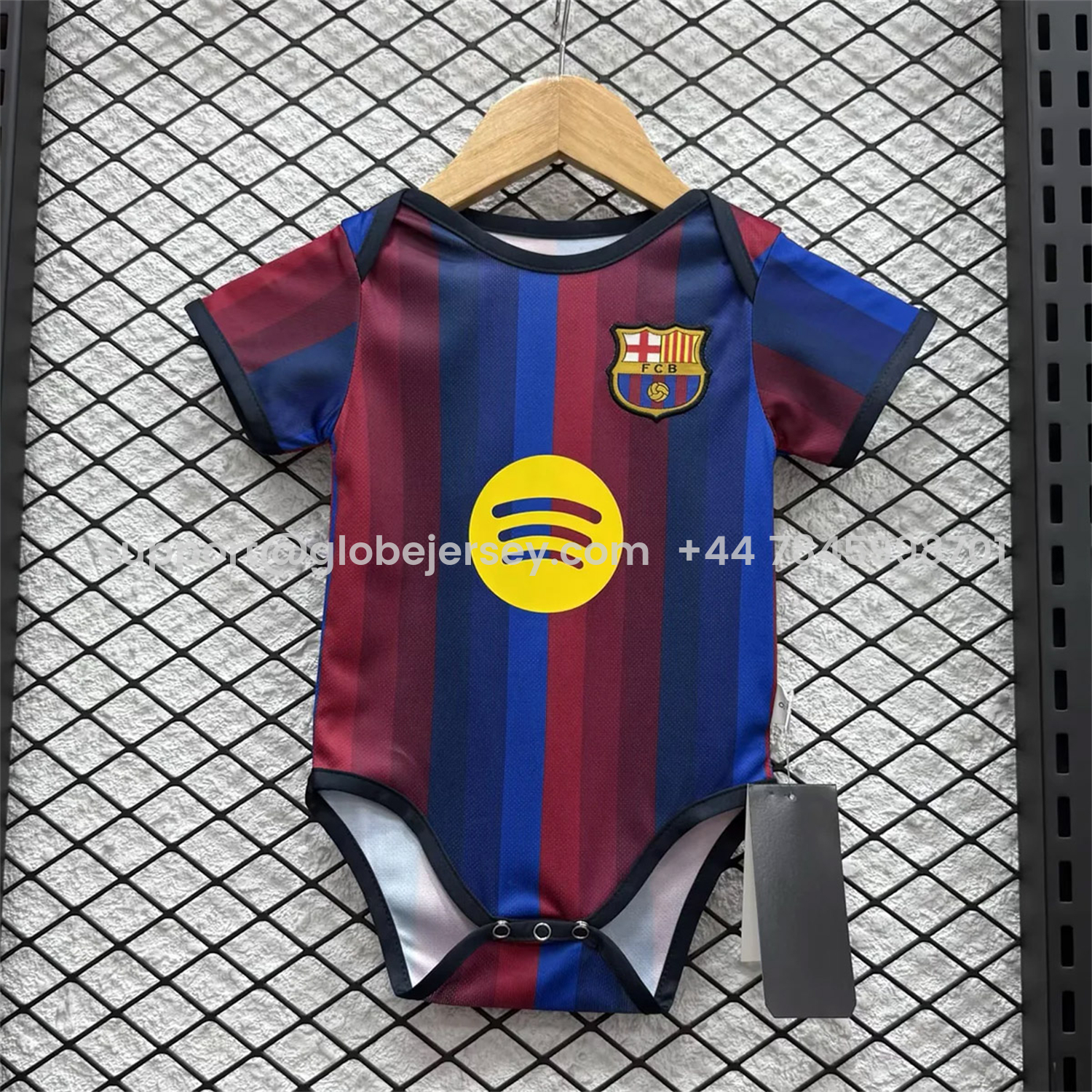 GlobeJersey-Barcelona 26-27 Home Baby Crawling Suit
