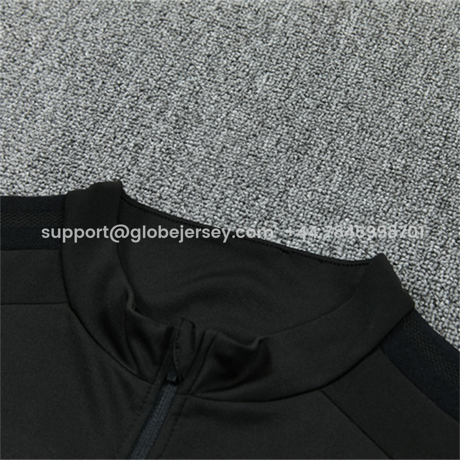 GlobeJersey-Real Madrid 26-27 Long Sleeves Training Set - Pure Black Top And Pants