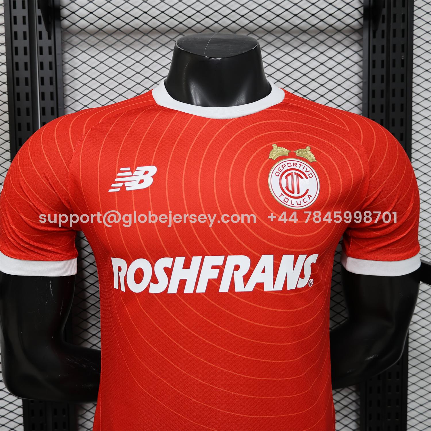 GlobeJersey-Toluca 26-27 Home Jersey - Player Version
