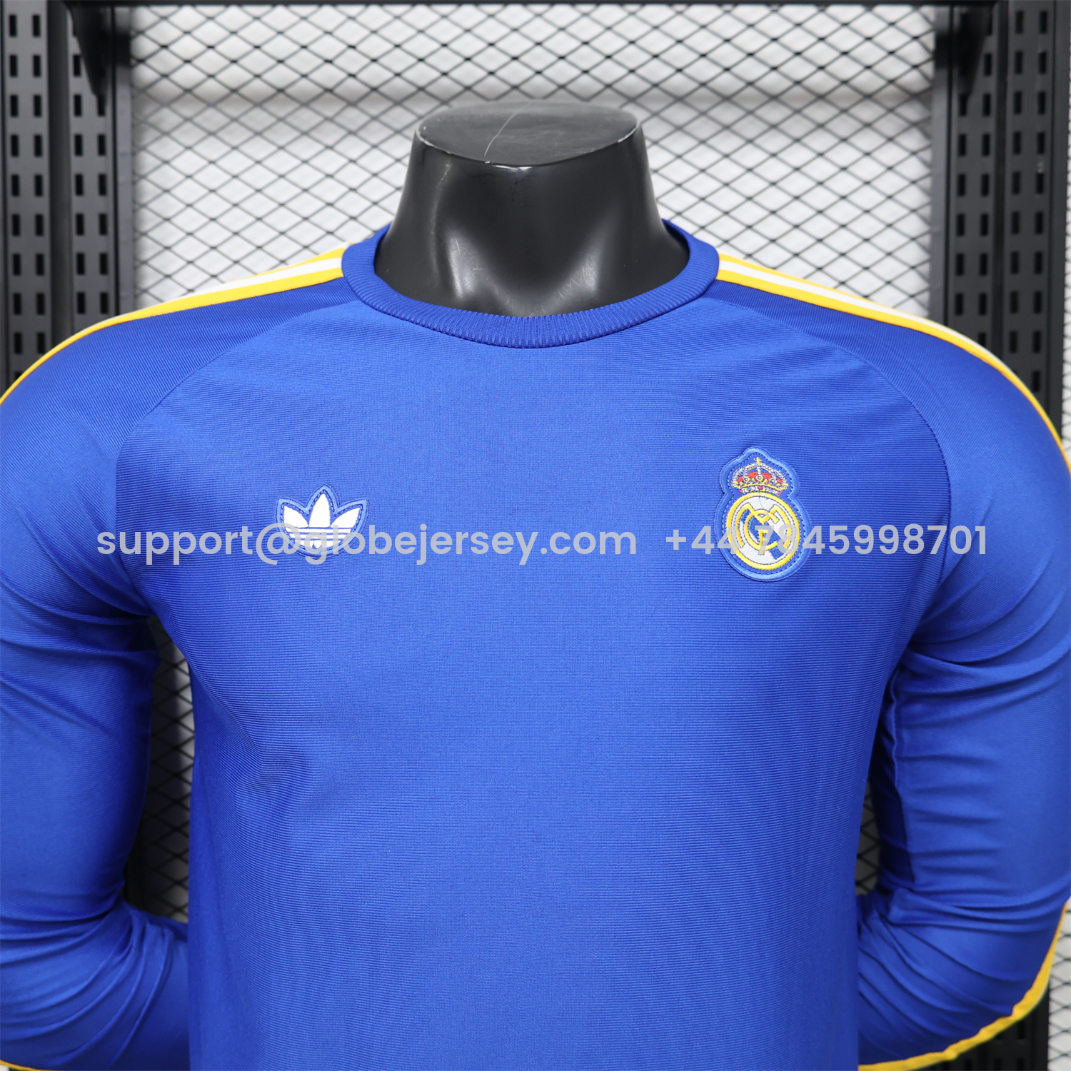 GlobeJersey-Real Madrid 26-27 Blue Casual Long Sleeves Jersey - Player Version