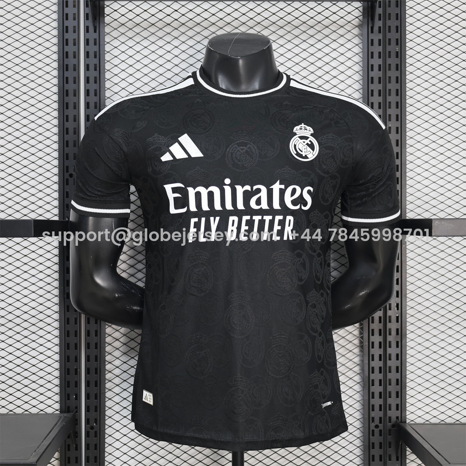 GlobeJersey-Real Madrid 25-26 Black Special Jersey - Player Version