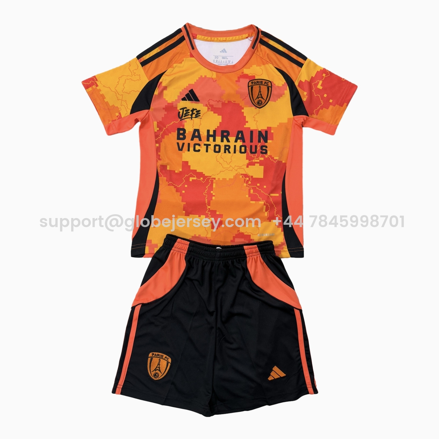 GlobeJersey-Paris FC 25-26 Third Men's Adult Jersey Set - Fans Version