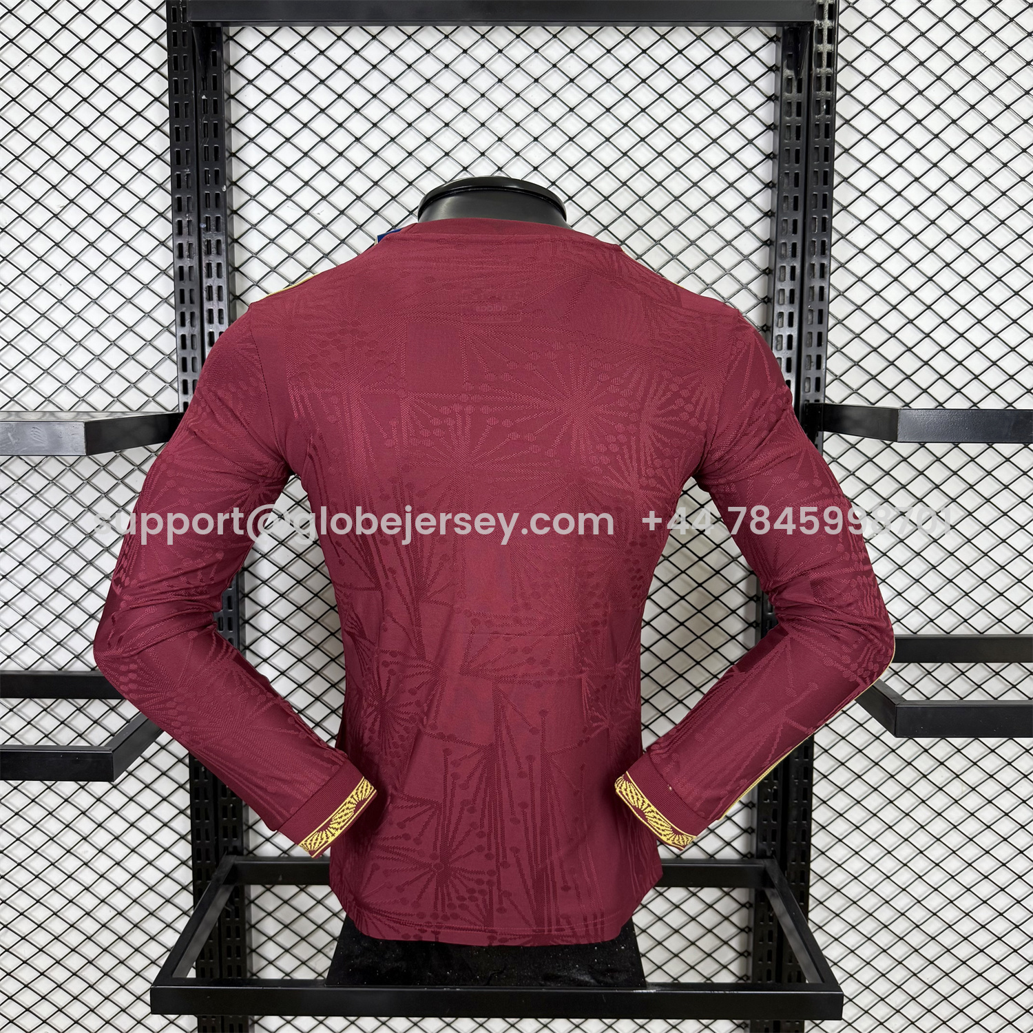 GlobeJersey-Mexico 2025 Gold Cup Red Long Sleeves Jersey - Player Version