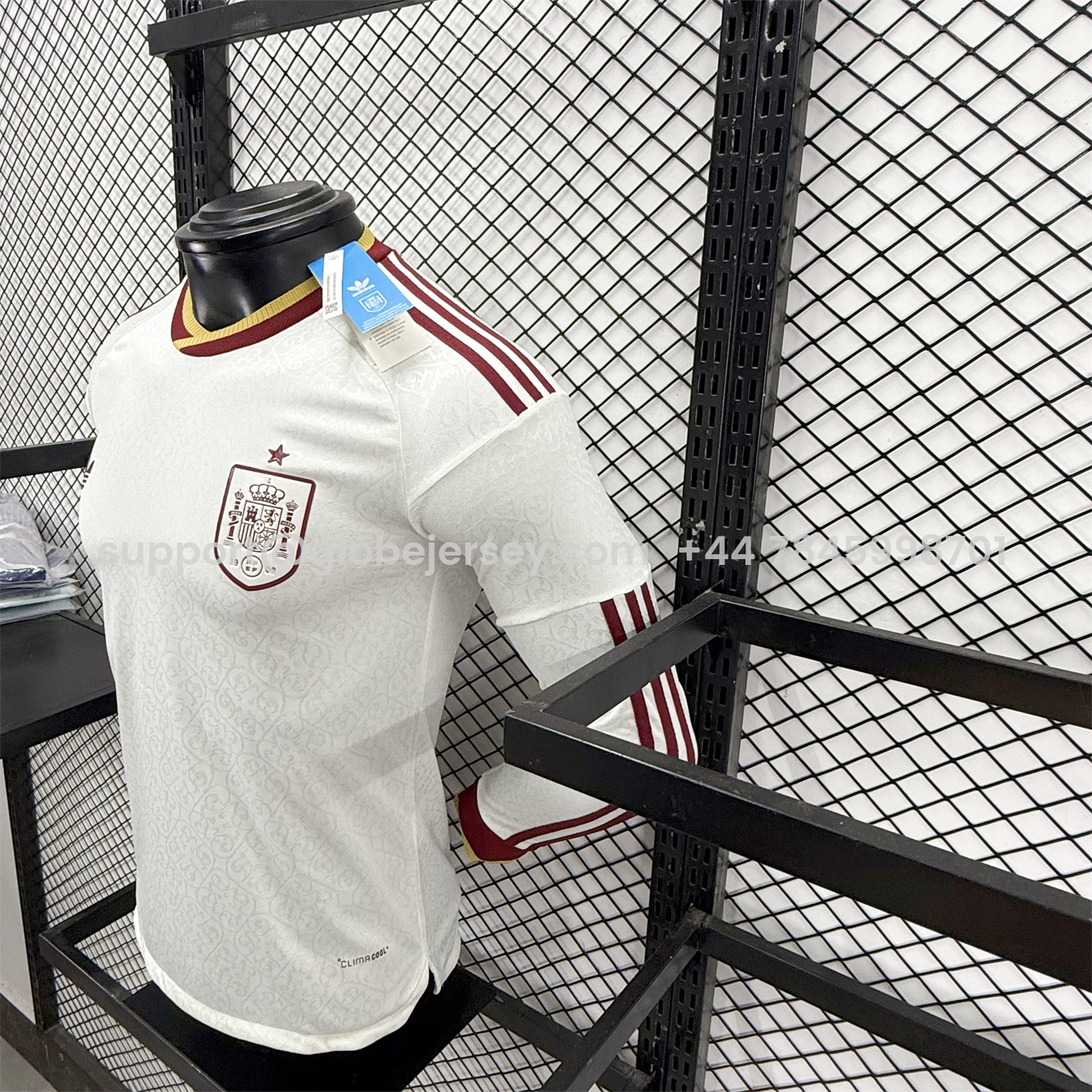 GlobeJersey-Spain 2026 Away Long Sleeves Jersey - Player Version
