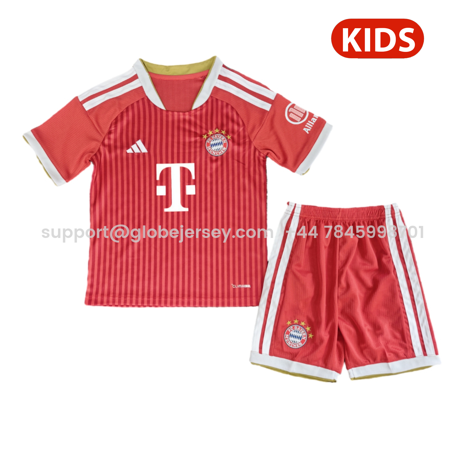GlobeJersey-Bayern Munich 26-27 Home Kids Kit