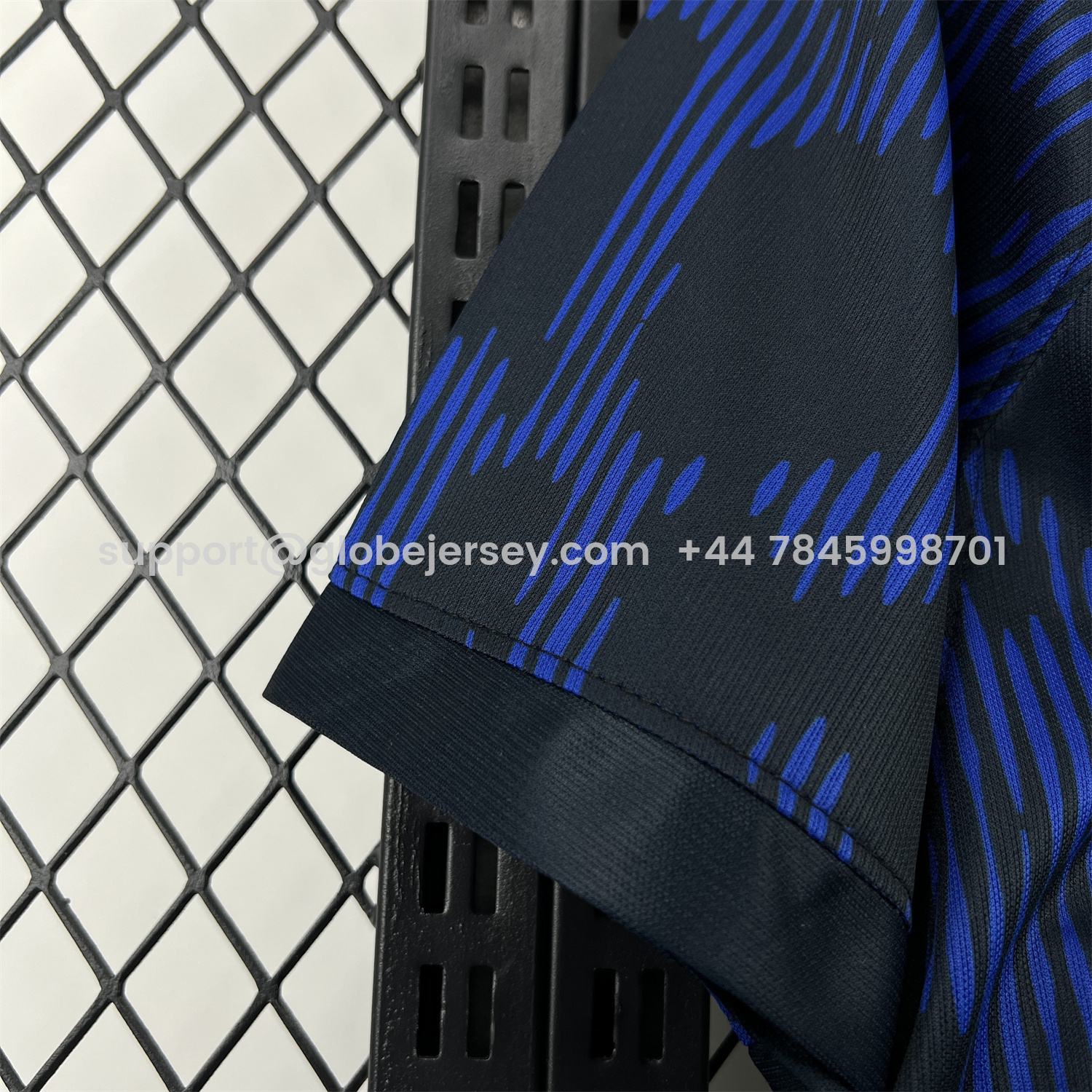 GlobeJersey-Brazil 2026 Away Blue Jersey - Fans Version