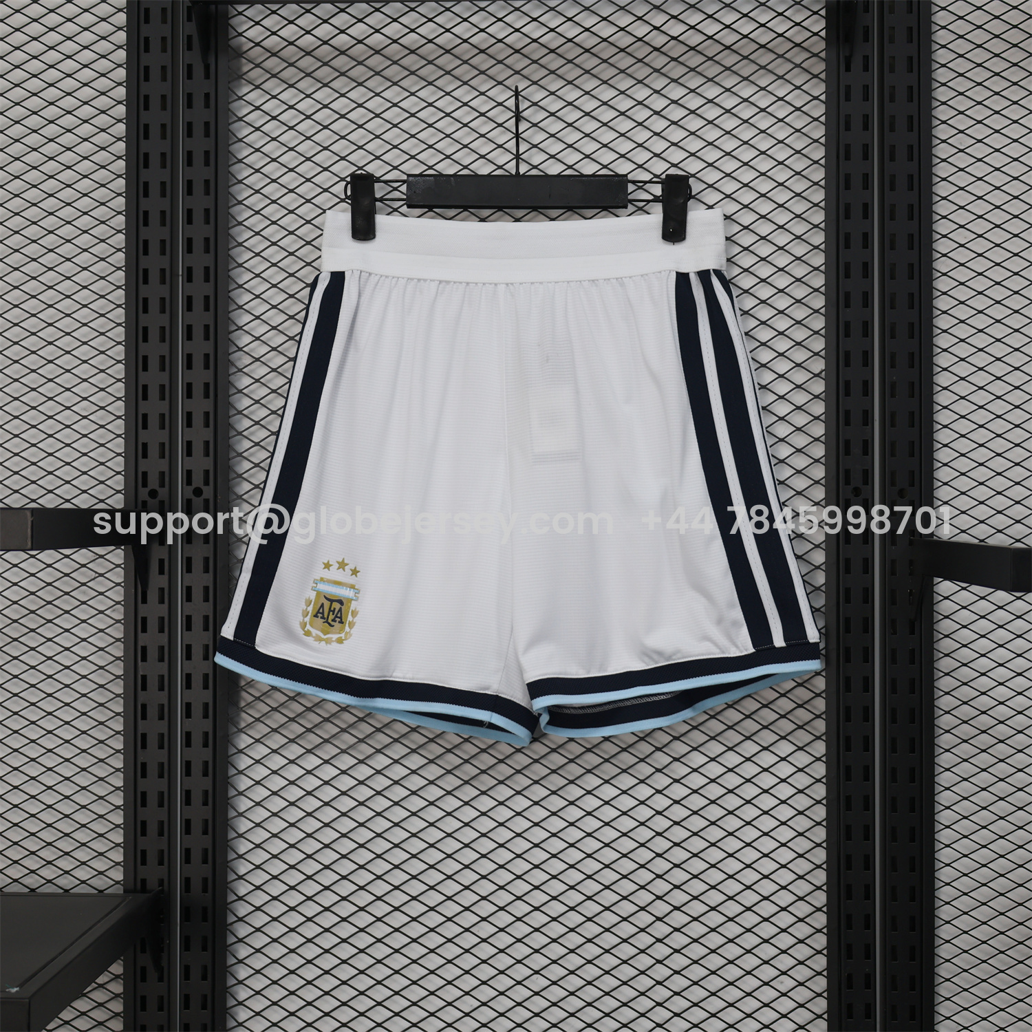 GlobeJersey-Argentina 2026 White Shorts - Player Version