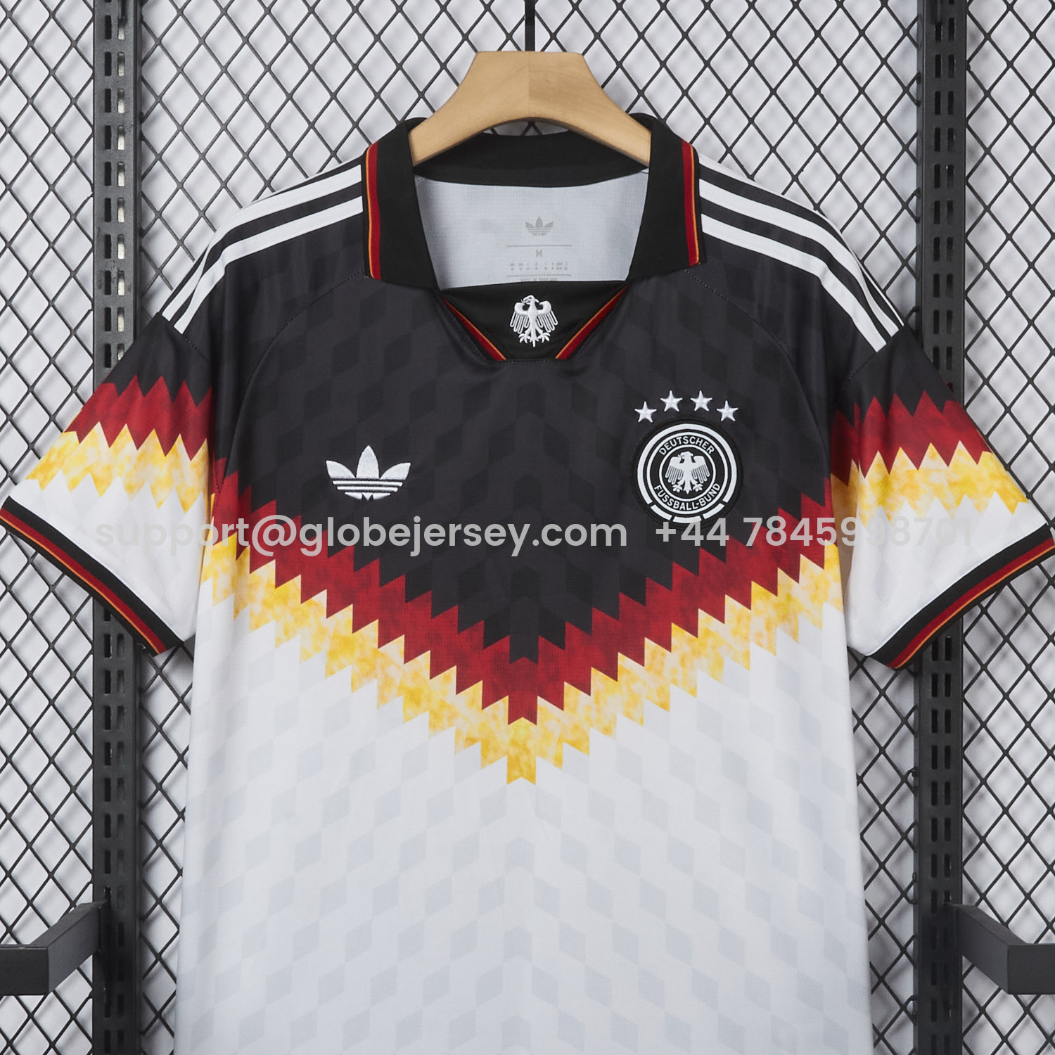 GlobeJersey-Germany 2026 Black And White V-Shaped Design Special Jersey - Fans Version