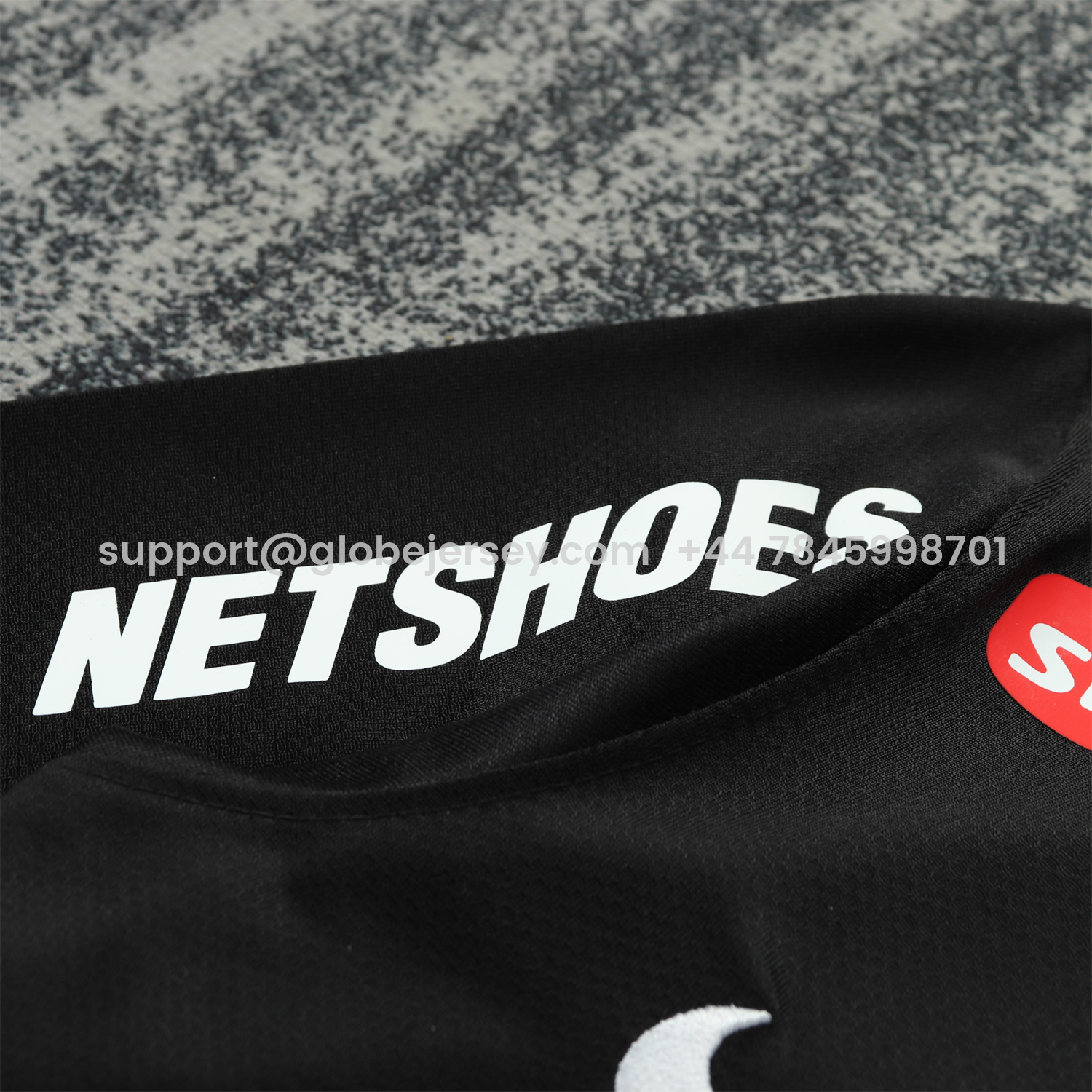 GlobeJersey-Retro Santos 2012 Black Special Long Sleeves Kids Kit