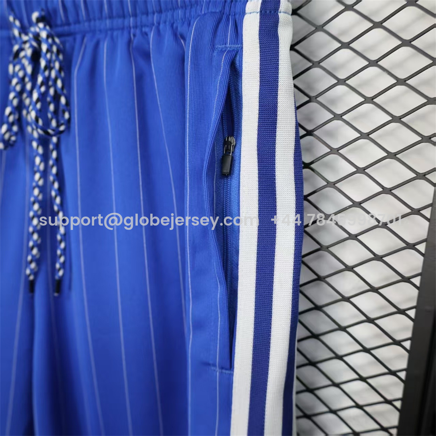 GlobeJersey-C.H.E.L.S.E.A 25-26 Trefoil Blue Travel Shorts - Player Version