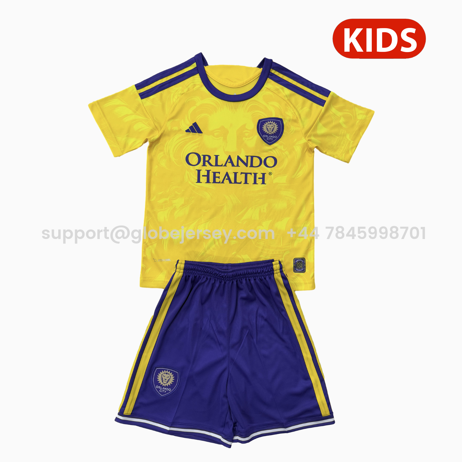 GlobeJersey-Orlando City 25-26 Away Kids Kit