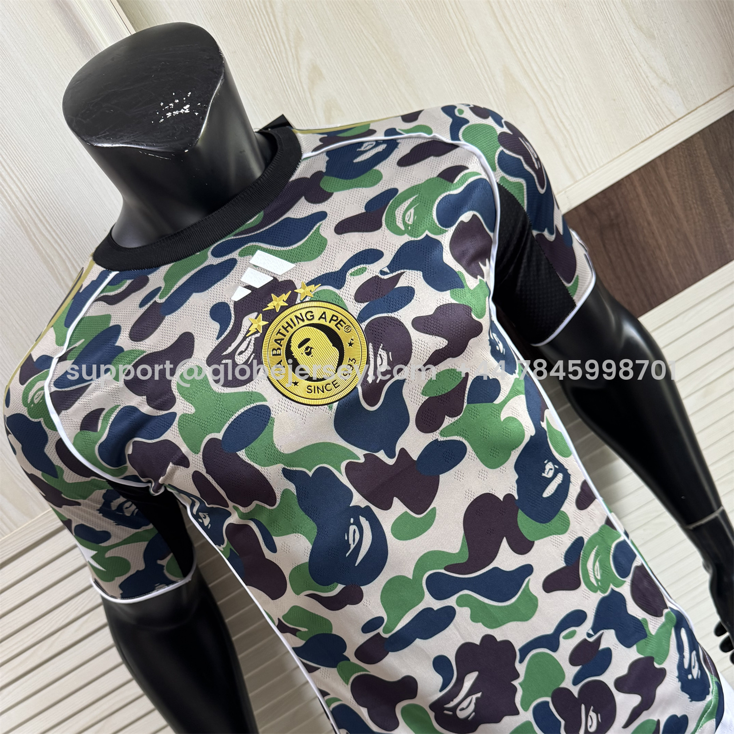 GlobeJersey-Adidas x A Bathing Ape Camouflage Special Jersey - Player Version