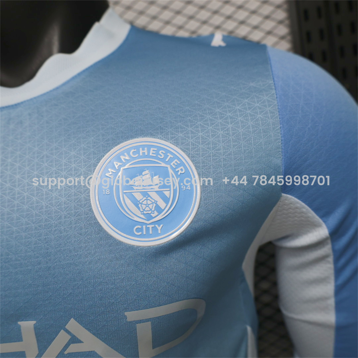GlobeJersey-Manchester City 26-27 Home Long Sleeves Jersey - Player Version