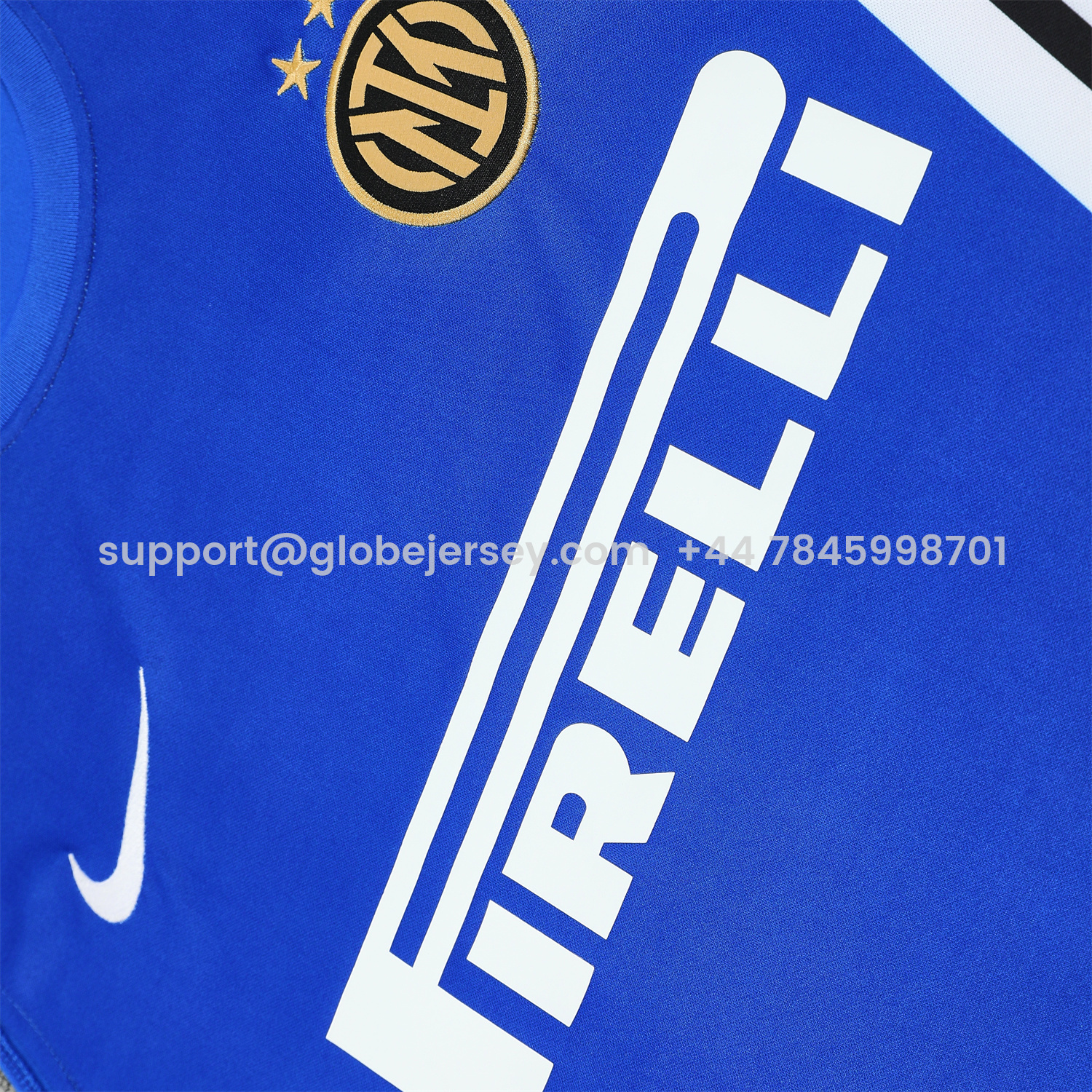 GlobeJersey-Inter Milan 25-26 Vest Training Set - Blue Vest & Black Shorts