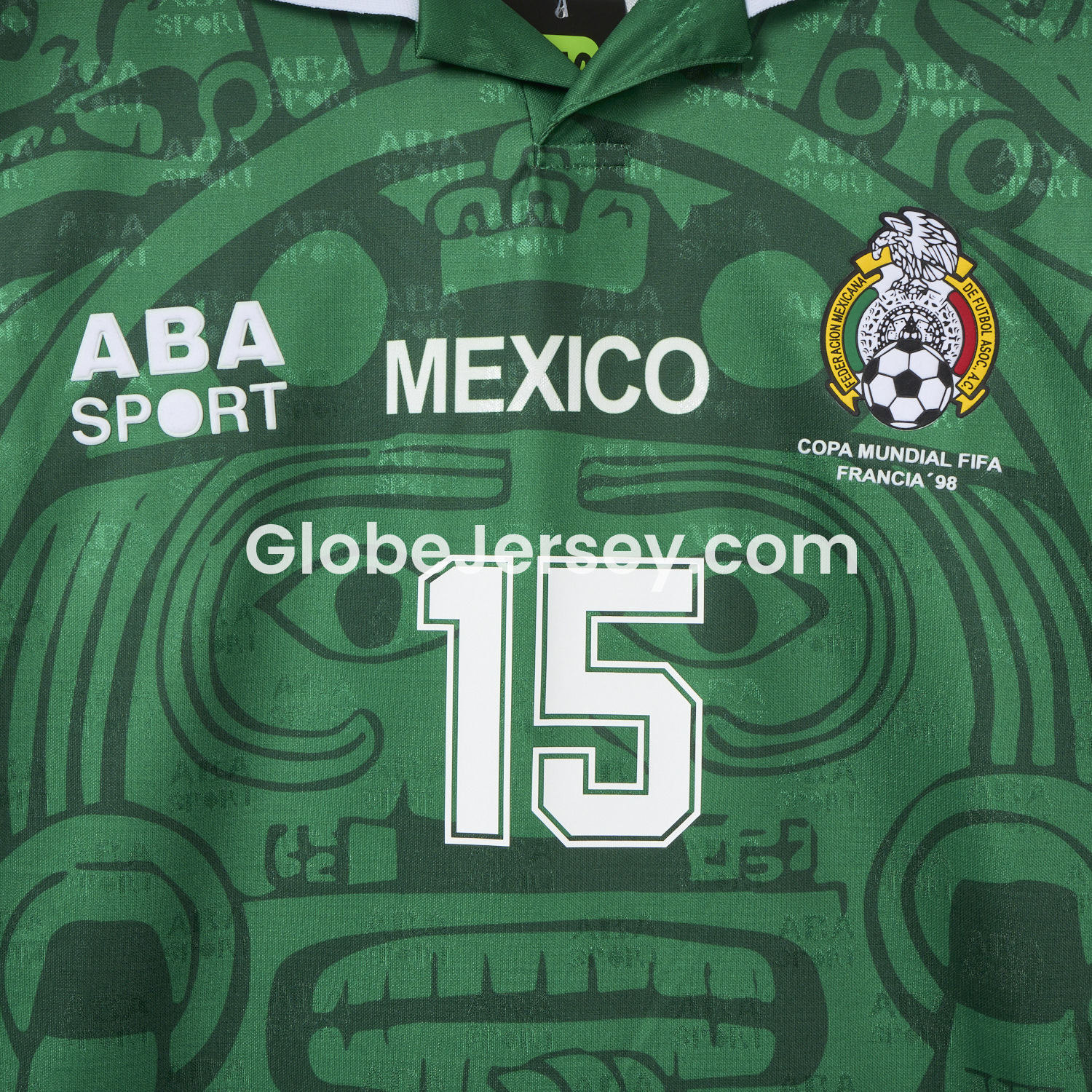 GlobeJersey-Retro Mexico 1998 Home Jersey