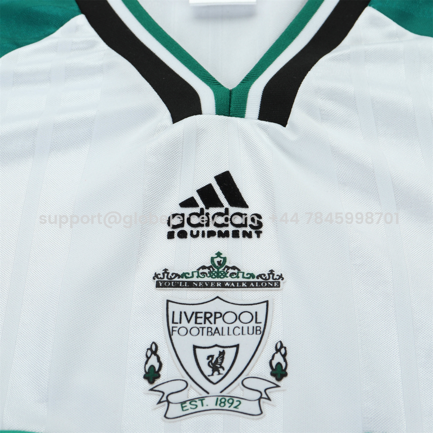 GlobeJersey-Retro Liver.pool 1993-95 Away Kids Kit