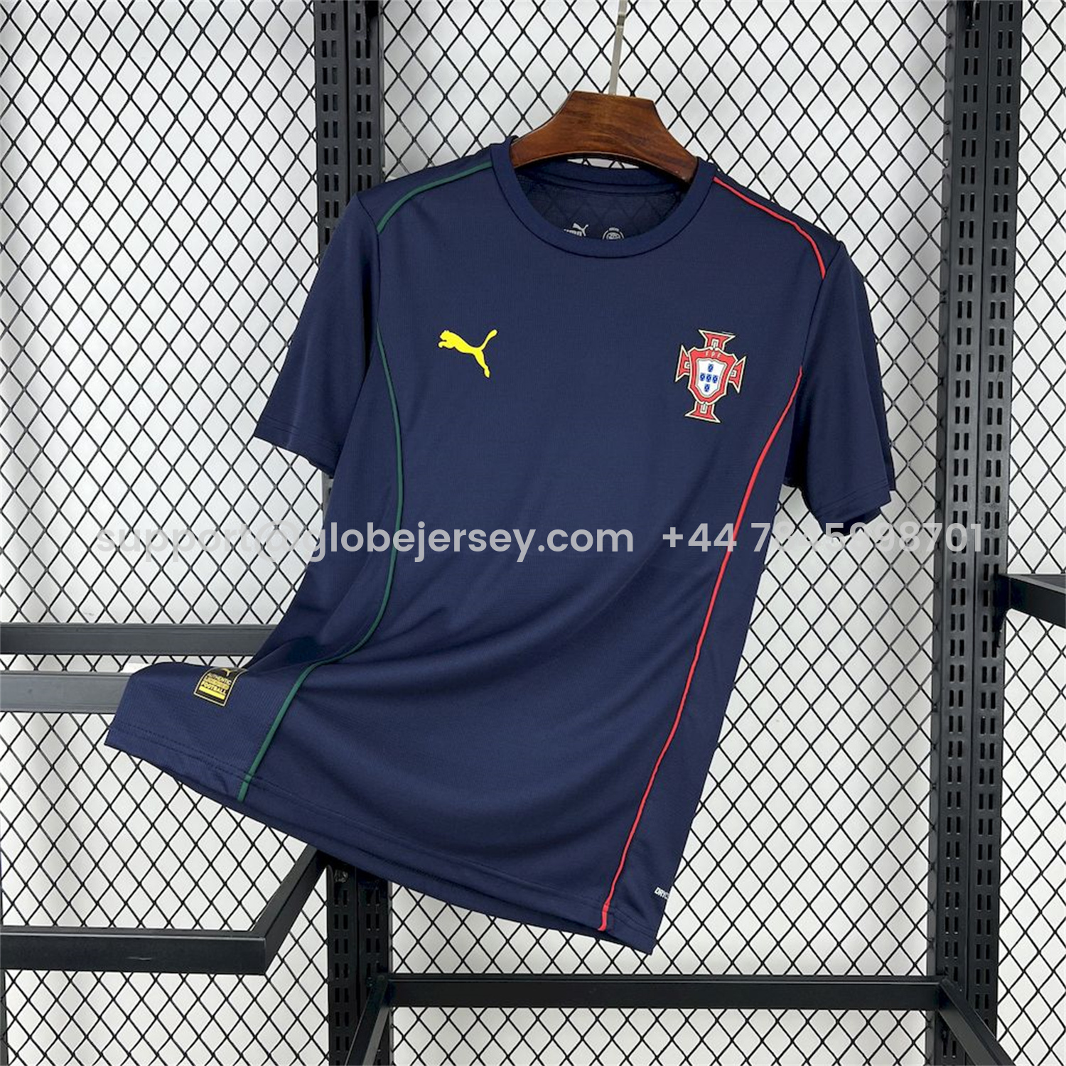 GlobeJersey-Portugal 2025-26 Navy Blue Casuals Jersey - Fans Version