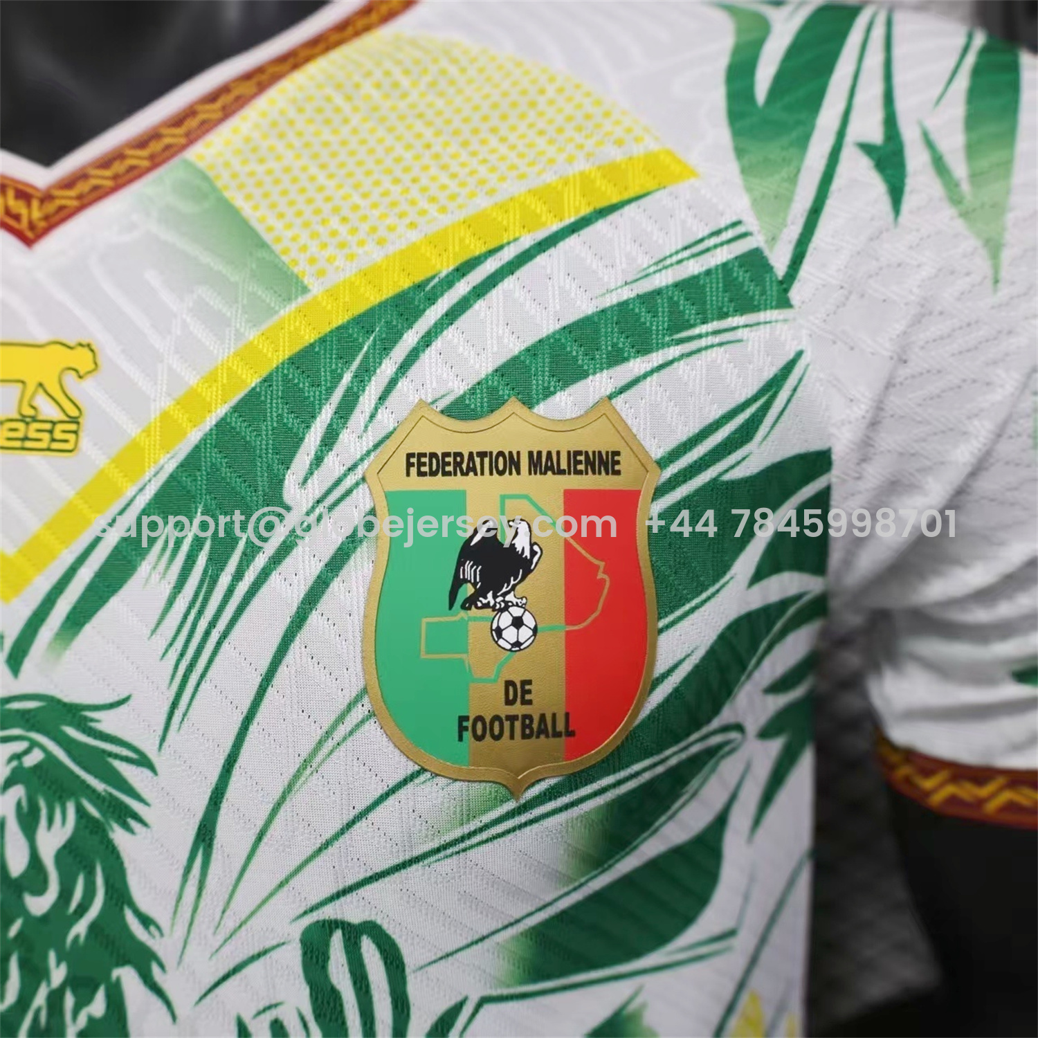 GlobeJersey-Mali 2026 Eagle White Jersey - Player Version