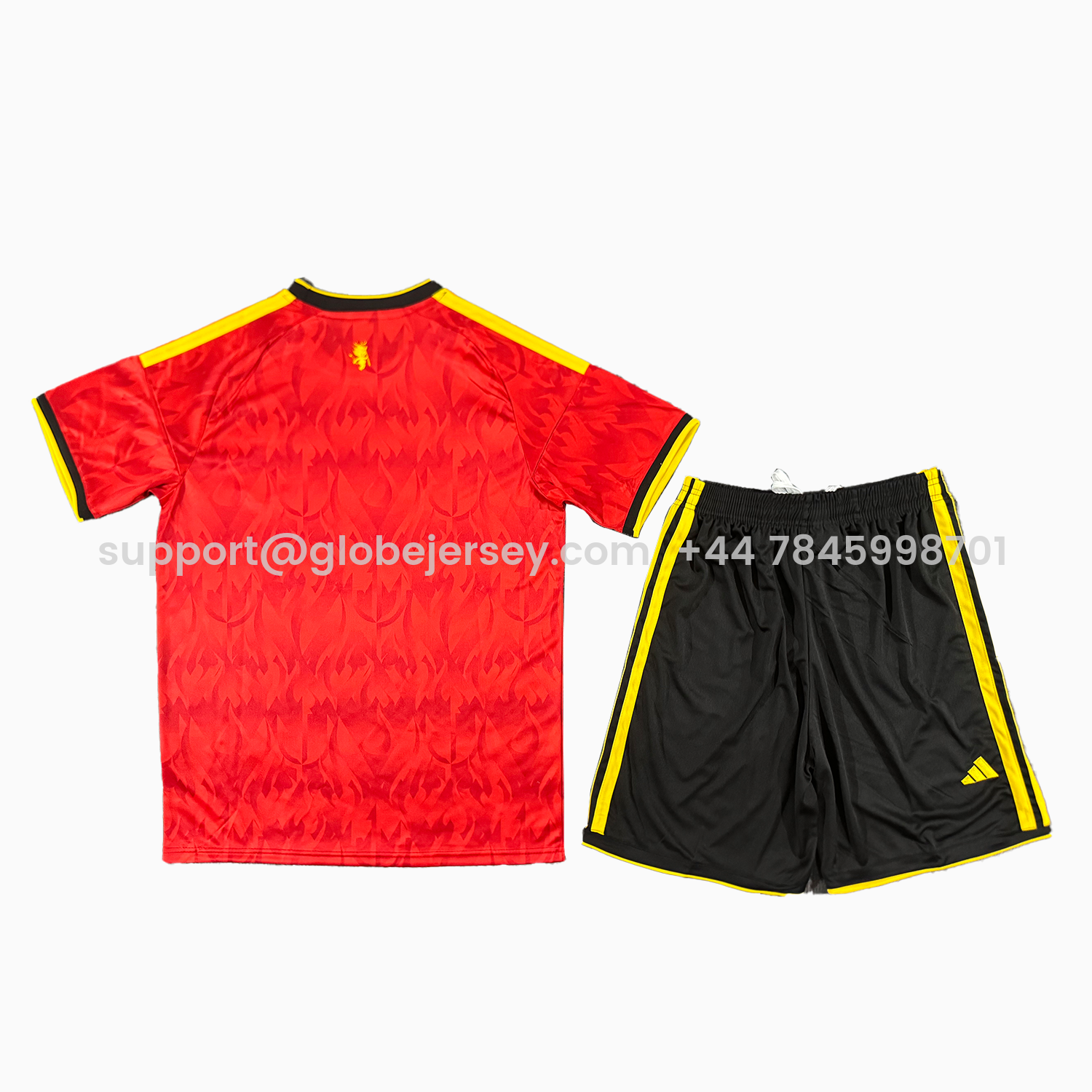 GlobeJersey-Belgium 2026 Home Men's Adult Jersey Set - Fans Version