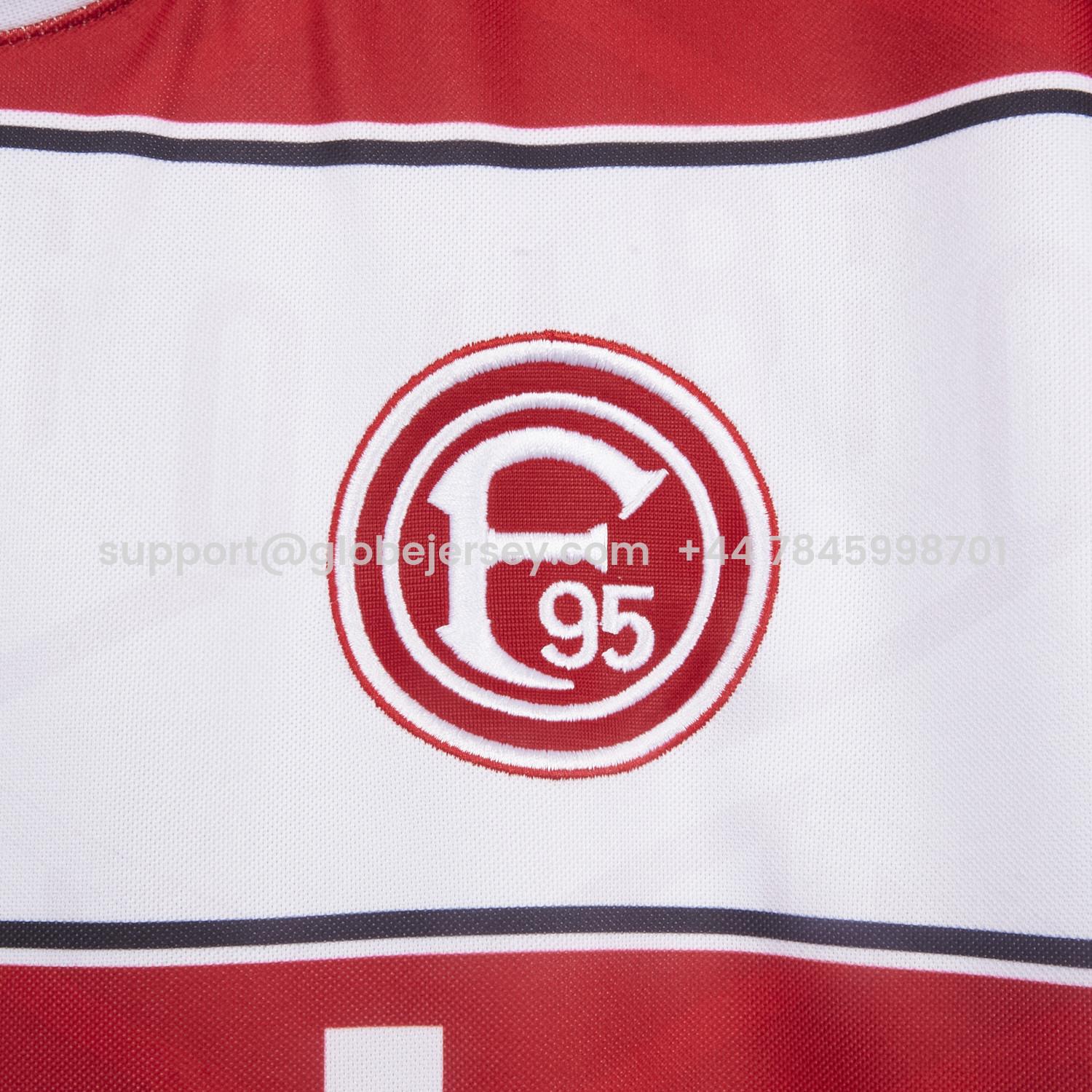 GlobeJersey-Retro Fortuna Düsseldorf 1995-96 Home Jersey