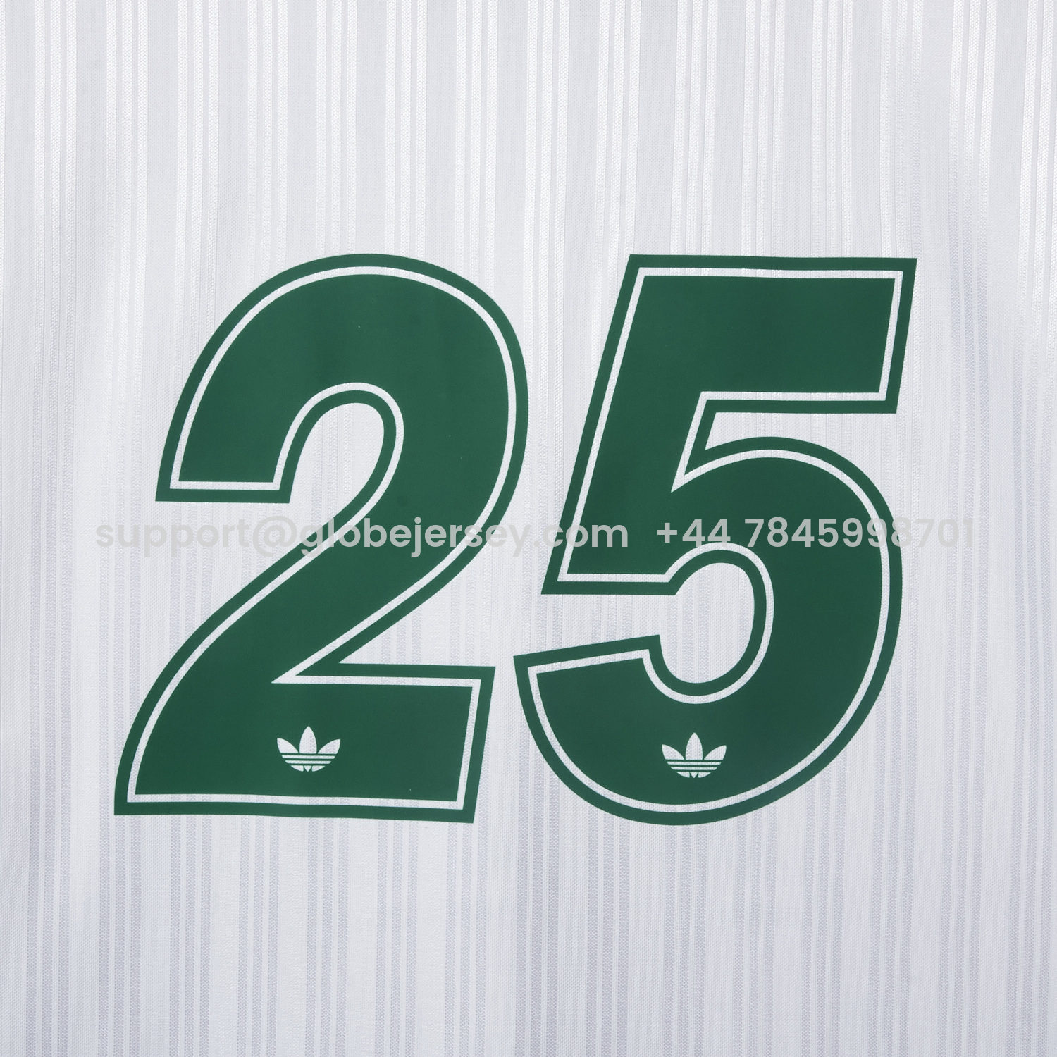 GlobeJersey-Bohemian 25-26 Oasis Originals Tour Light White Jersey With Number 25 - Fans Version