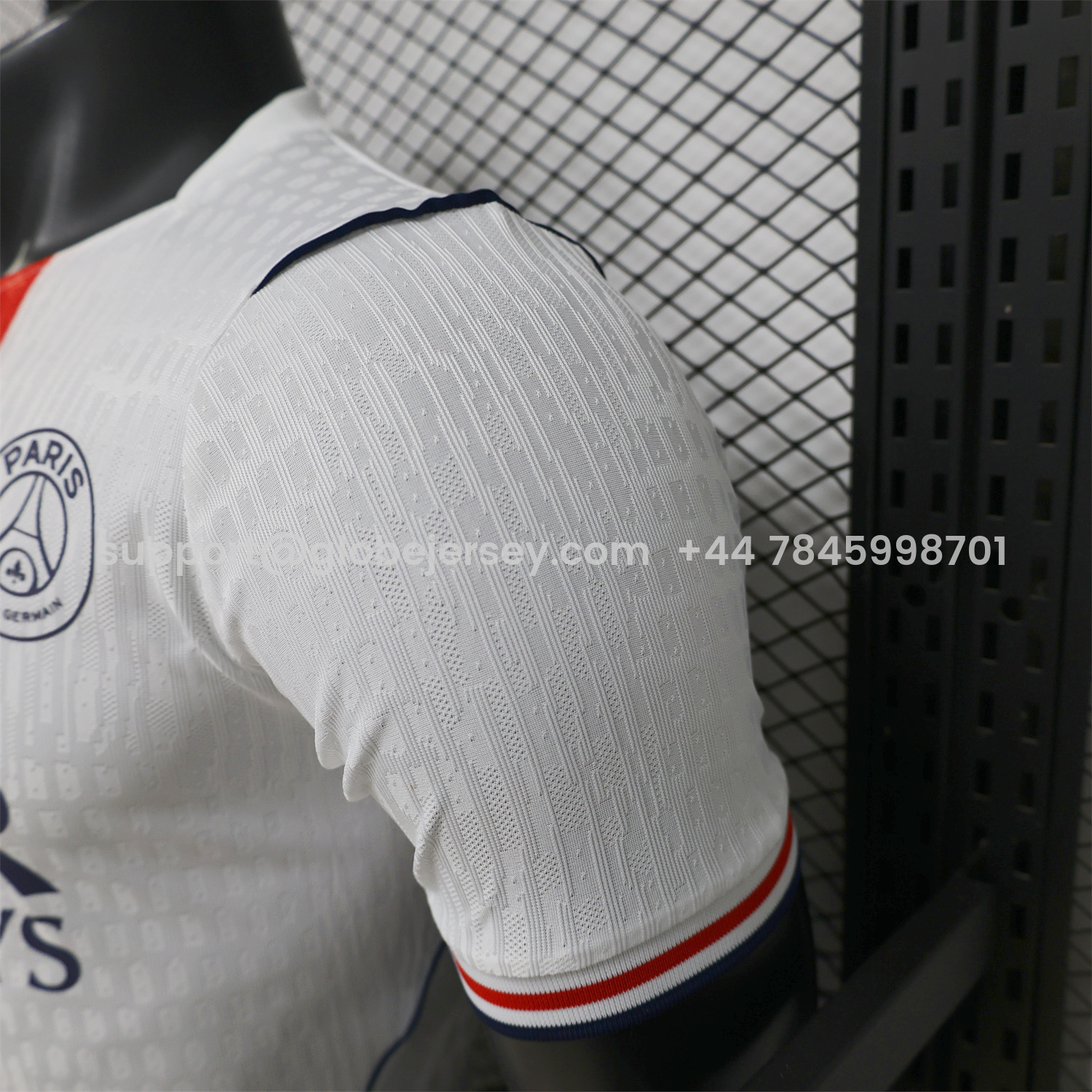 GlobeJersey-Paris Saint-Germain PSG 25-26 Red Blue Stripes White Special Jersey - Player Version