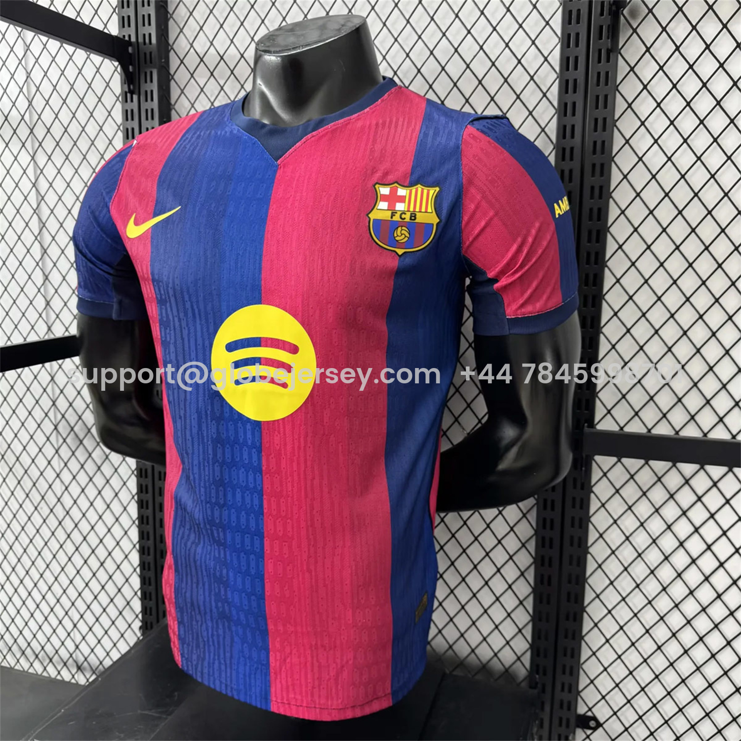 GlobeJersey-Barcelona 26-27 Home Jersey - Player Version