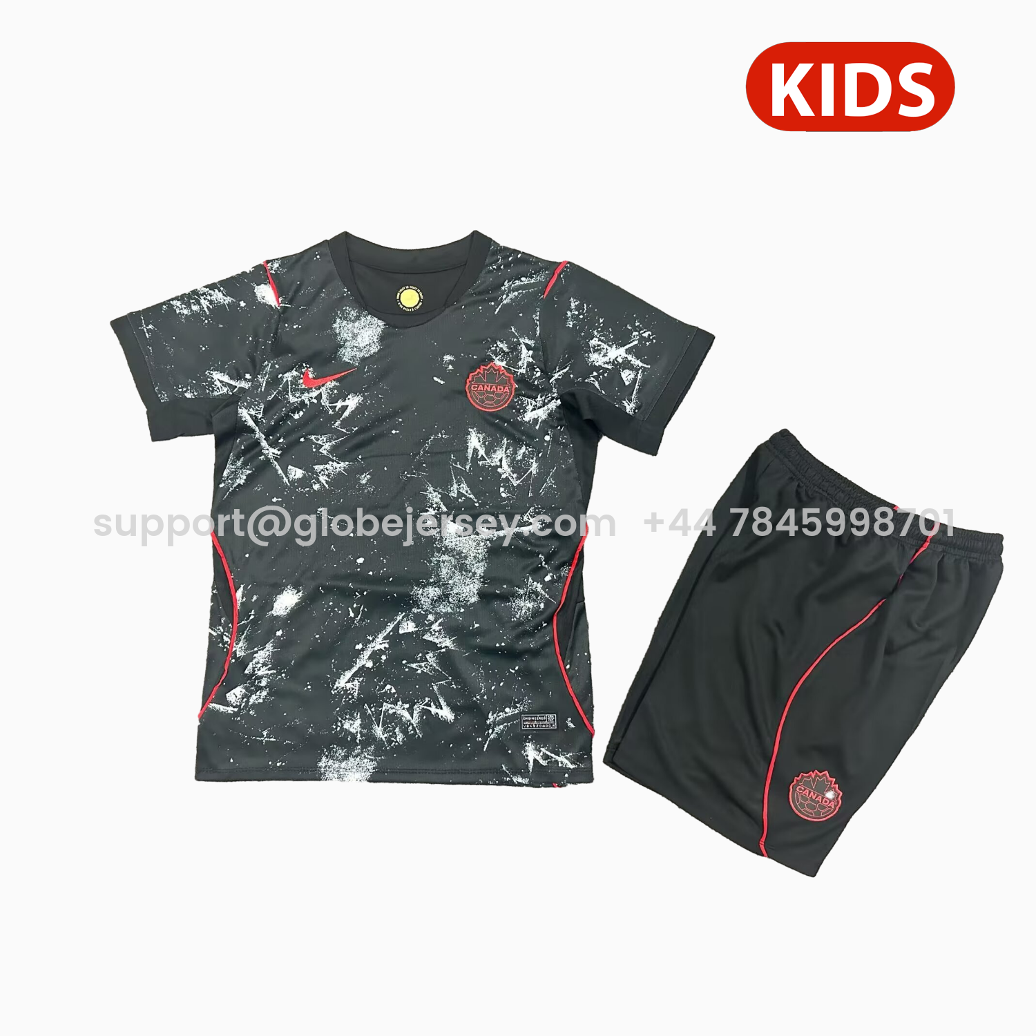 GlobeJersey-Canada 2026 Away Kids Kit