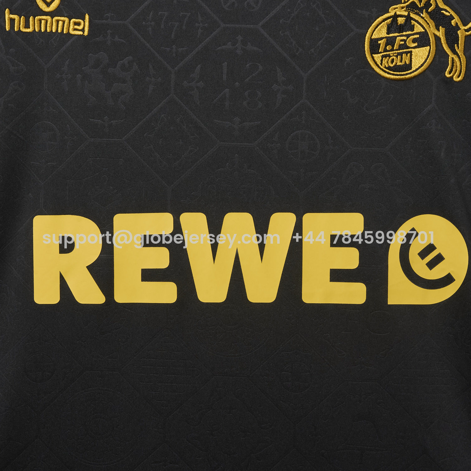 GlobeJersey-Köln 25-26 Third Black Jersey - Fans Version