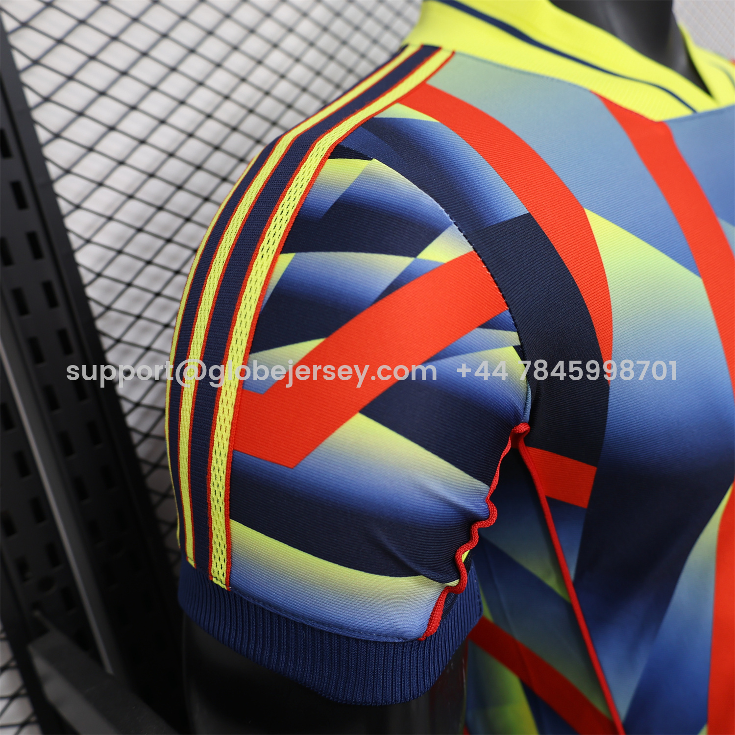 GlobeJersey-Arsenal 25-26 Red Yellow Blue LFSTLR Jersey - Player Version