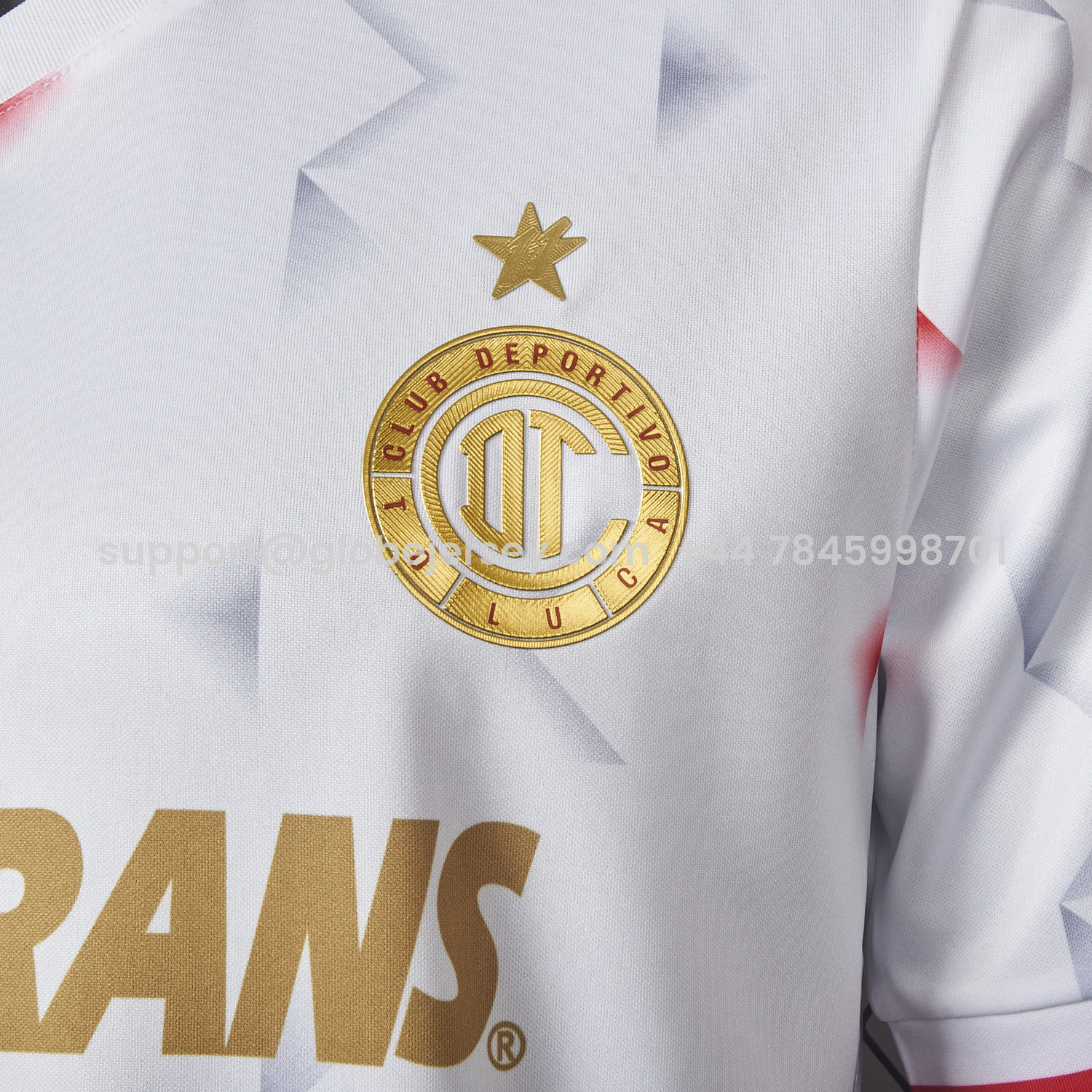 GlobeJersey-Toluca 25-26 Away White Jersey - Player Version