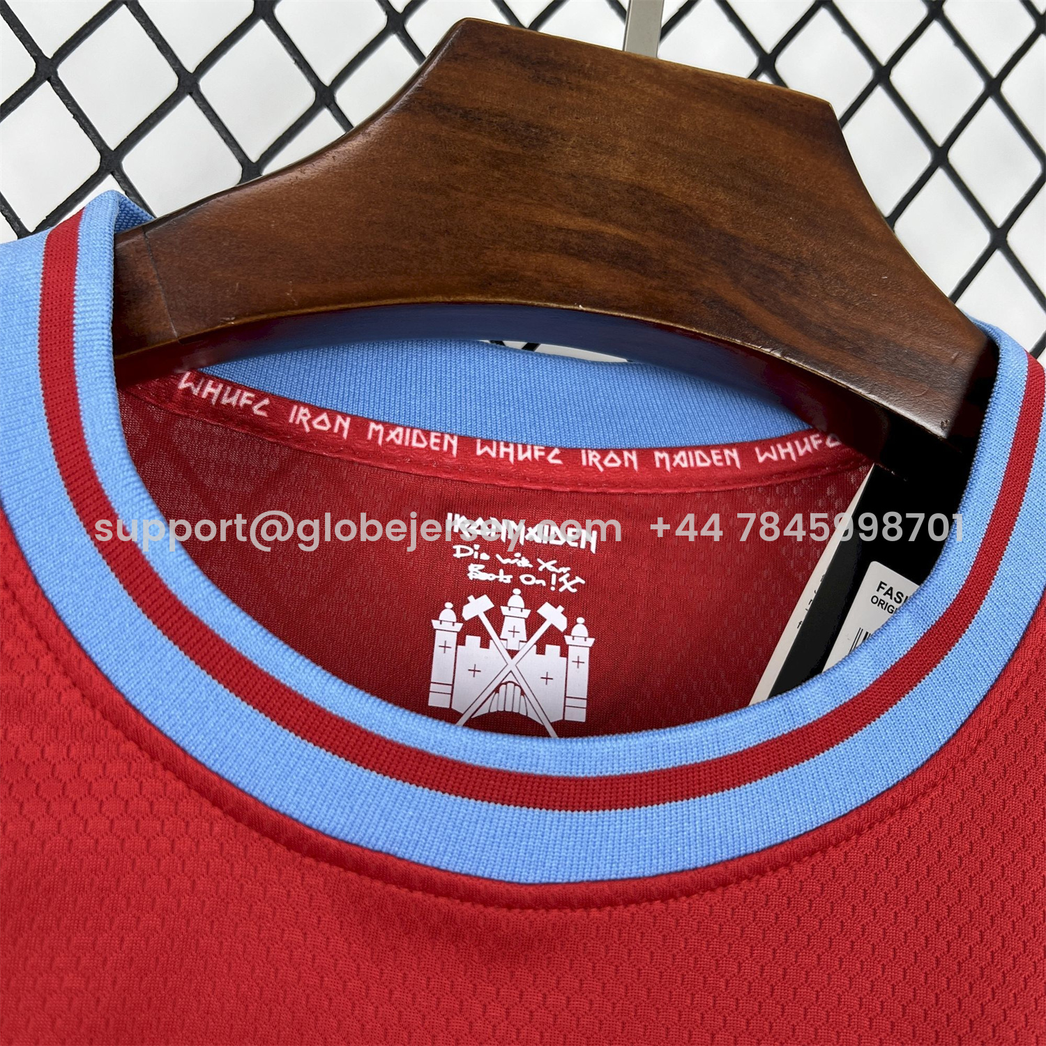 GlobeJersey-West Ham United 25-26 x Iron Maiden 50th Anniversary Jersey - Fans Version