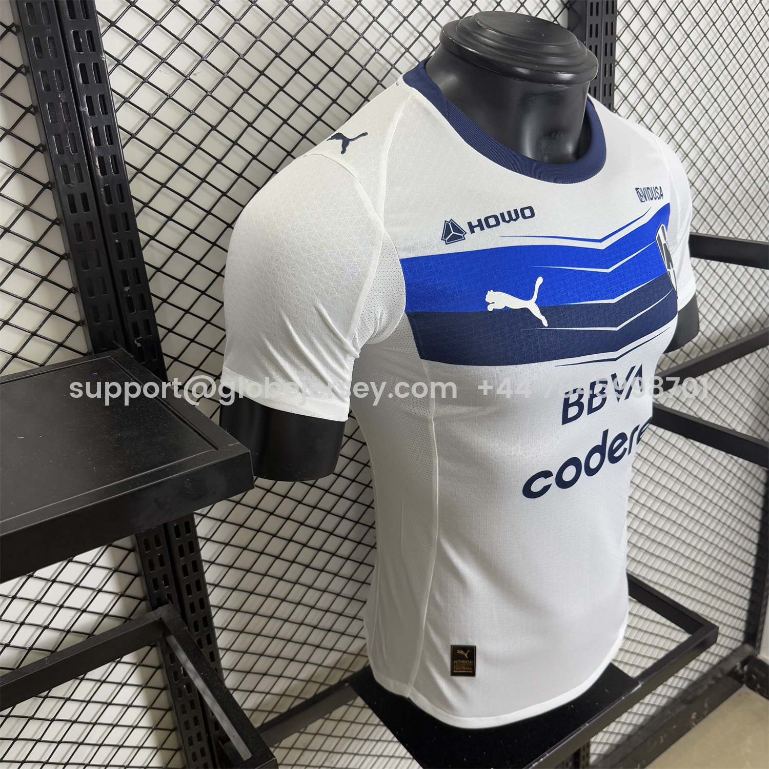 GlobeJersey-Rayados Monterrey 25-26 Away White Jersey - Player Version