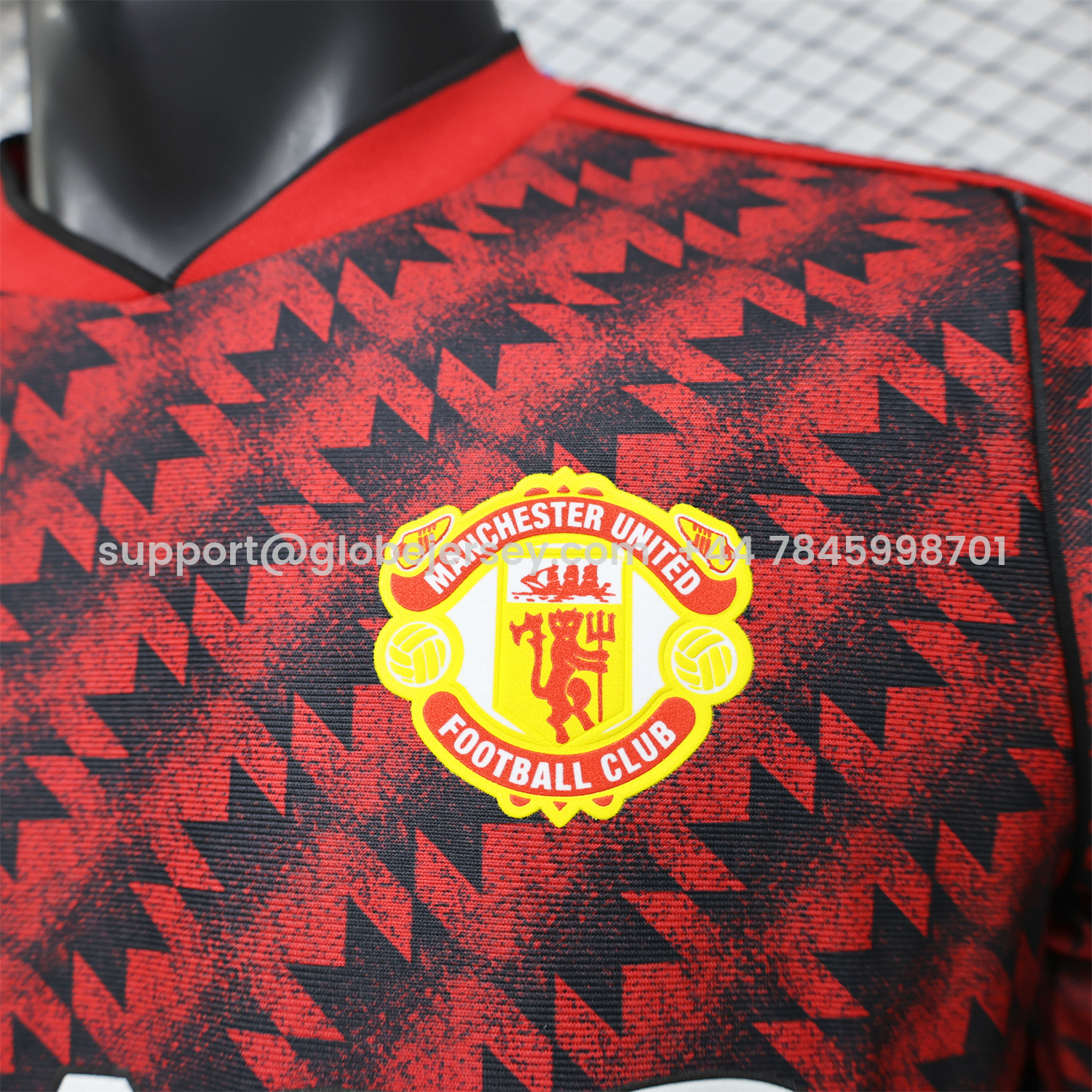 GlobeJersey-Manchester United 26-27 Terrace Icon Retro Casual Style Red Jersey - Player Version