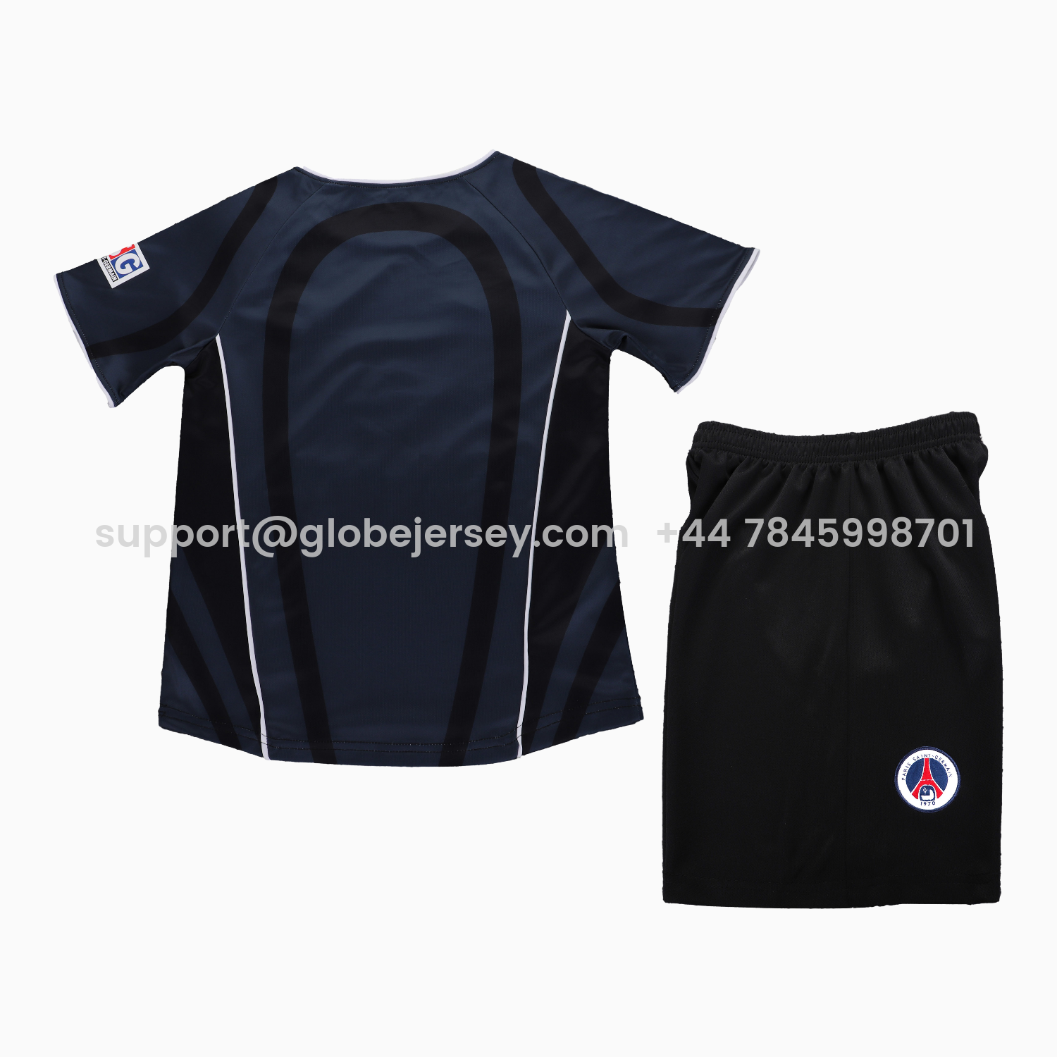 GlobeJersey-Retro Paris Saint-Germain PSG 2001-02 Third Kids Kit