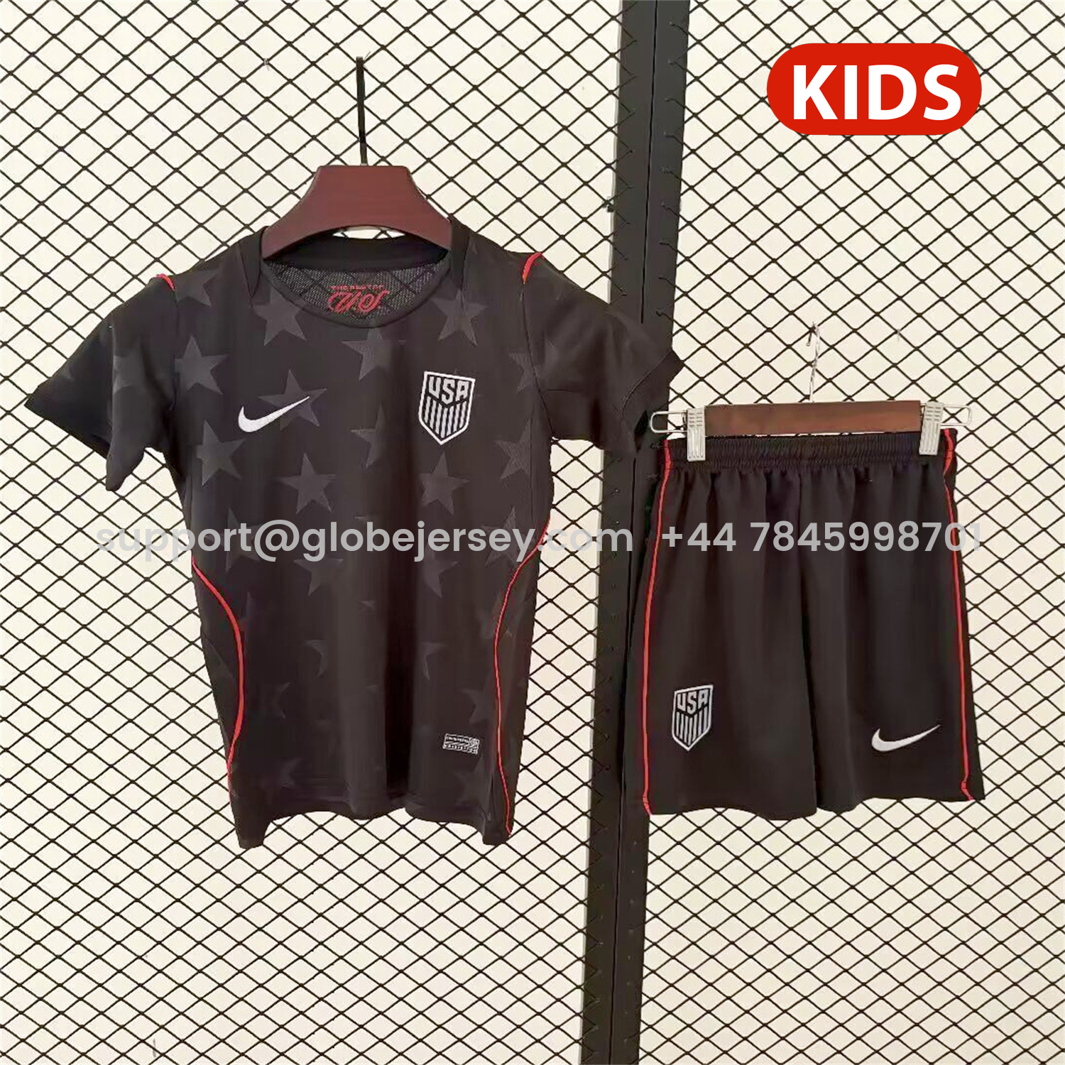 GlobeJersey-United States USA 2026 Away Kids Kit