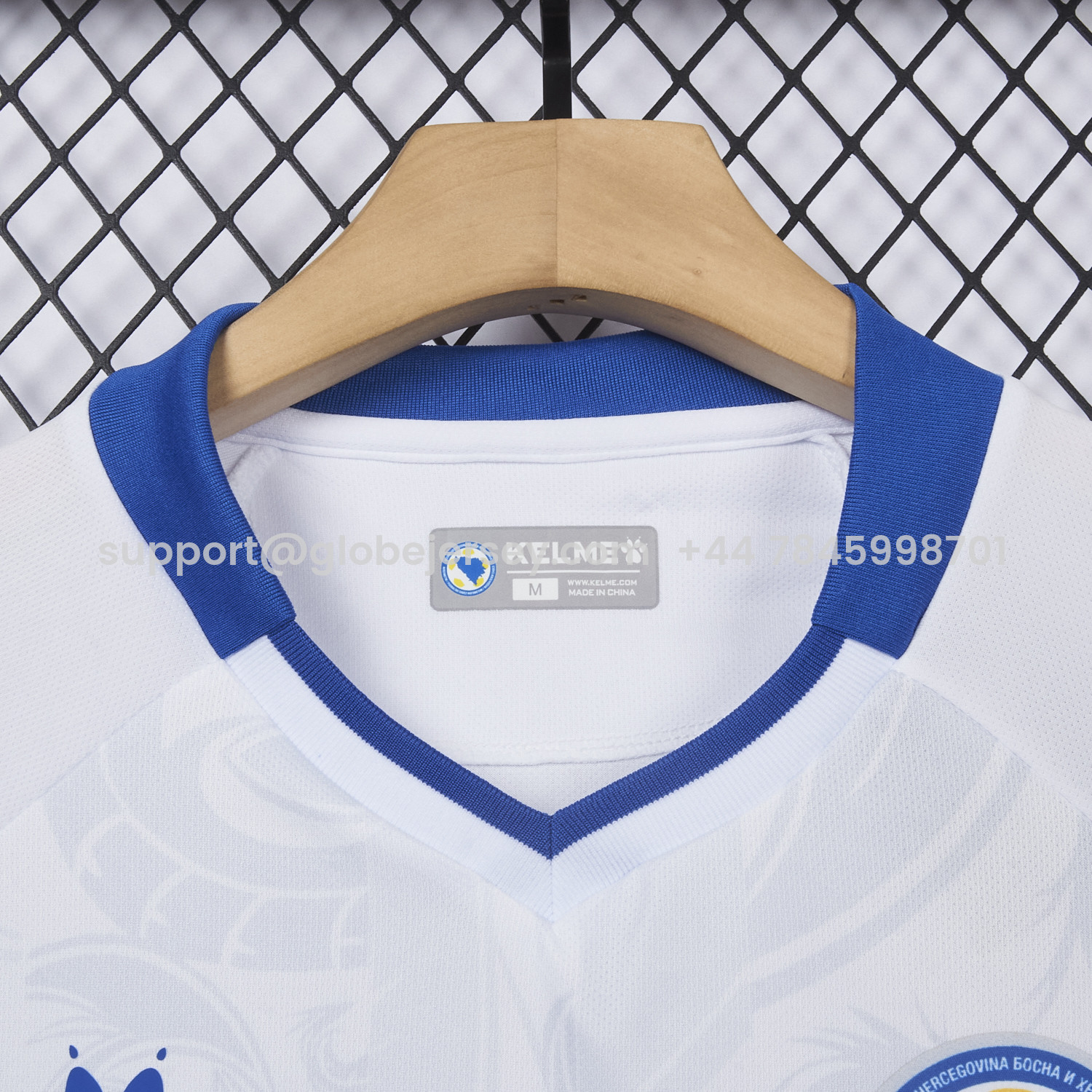 GlobeJersey-Bosnia and Herzegovina 2025 Away Jersey - Fans Version