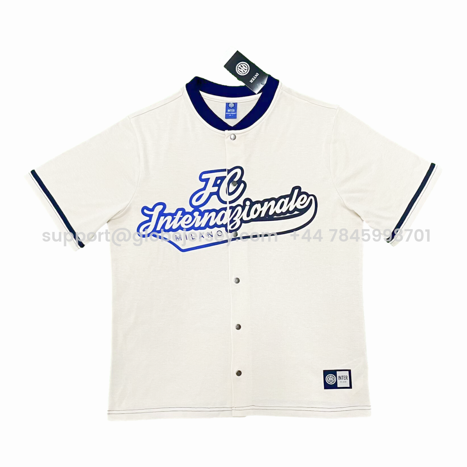 GlobeJersey-Inter Milan 25-26 White Baseball Jersey