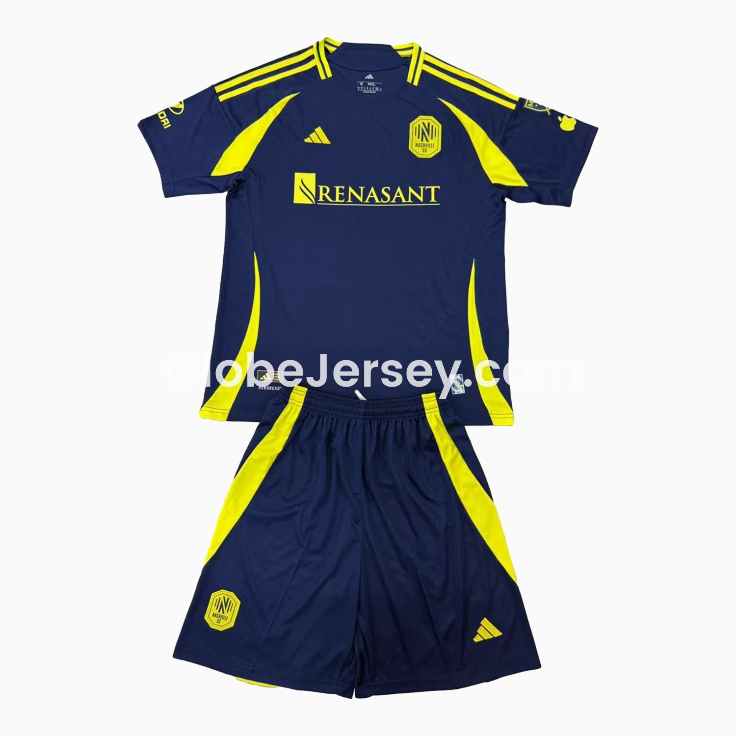 GlobeJersey-Nashville SC 2025 Away Kids Kit
