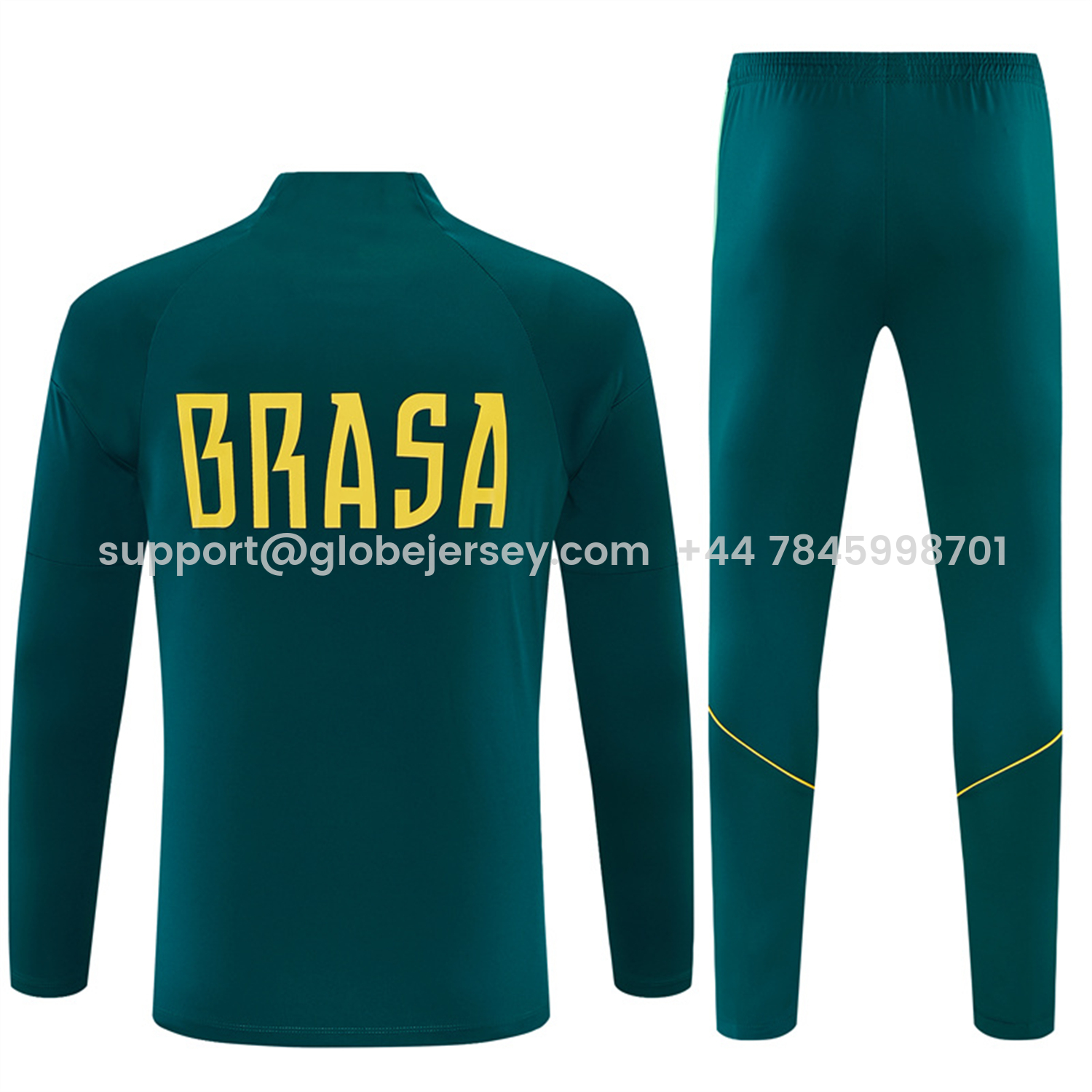 GlobeJersey-Brazil 2026 Kids Long Sleeves Training Set - Colors Top & Colors Pants
