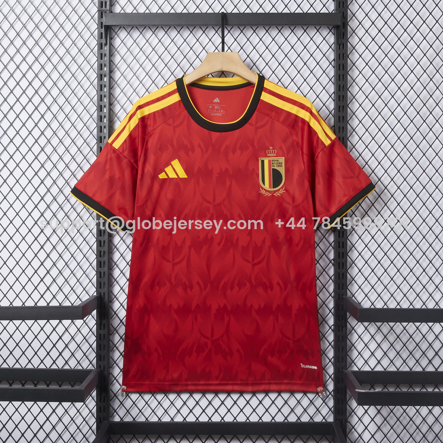 GlobeJersey-Belgium 2026 Home Jersey - Fans Version