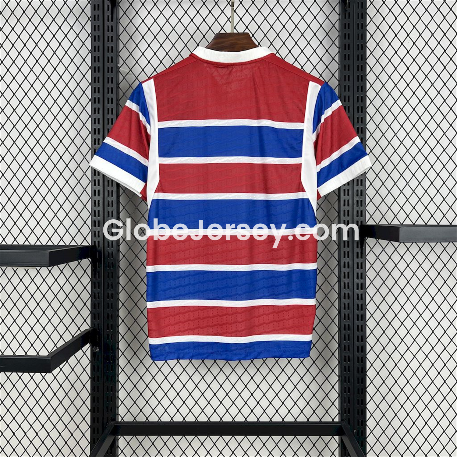 GlobeJersey-Fortaleza 25-26 Home Red Blue Stripes Jersey - Fans Version