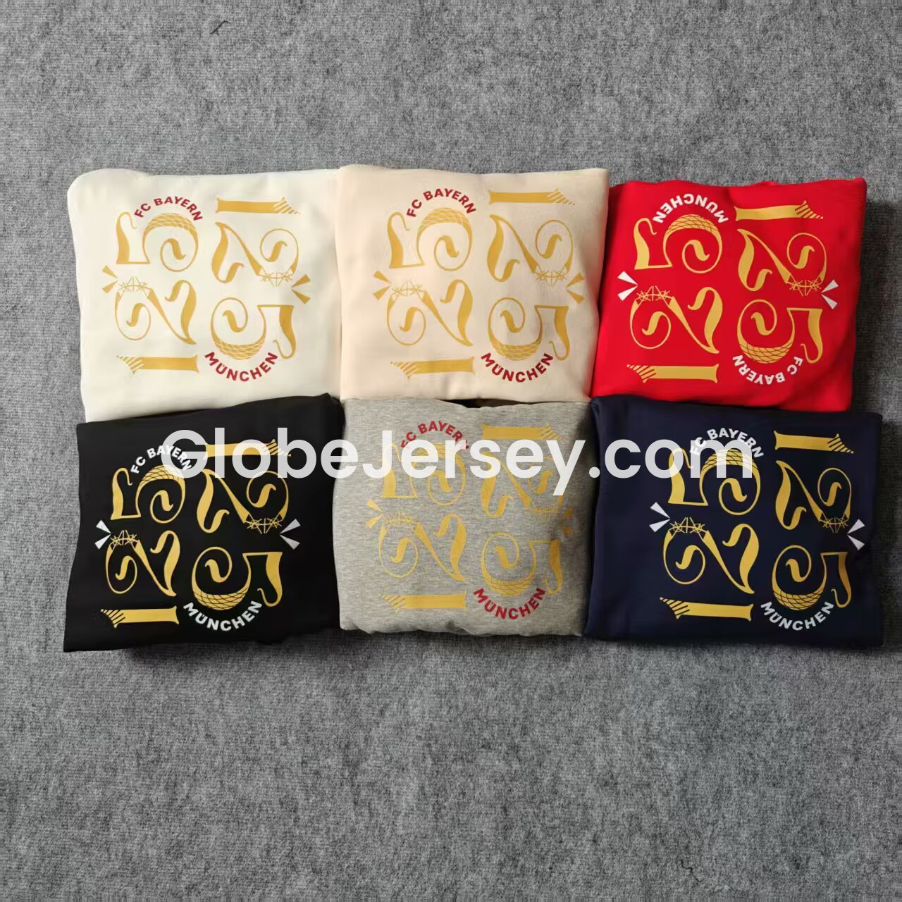 GlobeJersey-Bayern Munich 2025 125th Anniversary Unisex Pullover Hoodie