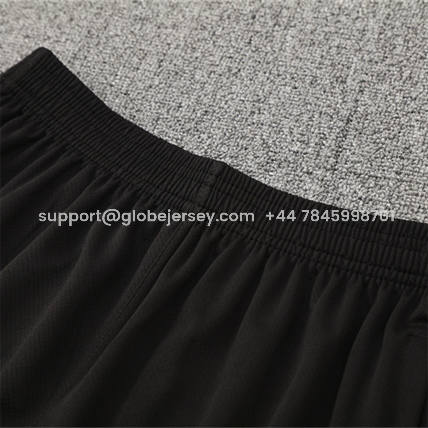 GlobeJersey-Paris Saint-Germain PSG 25-26 Short-Sleeve Training Set - White Top & Black Shorts