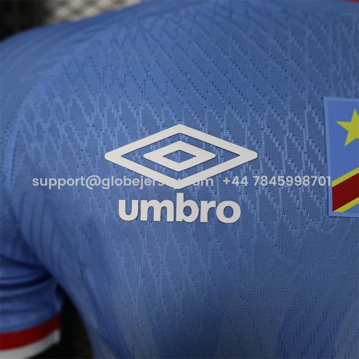GlobeJersey-Congo 2026 Home Blue Jersey - Player Version